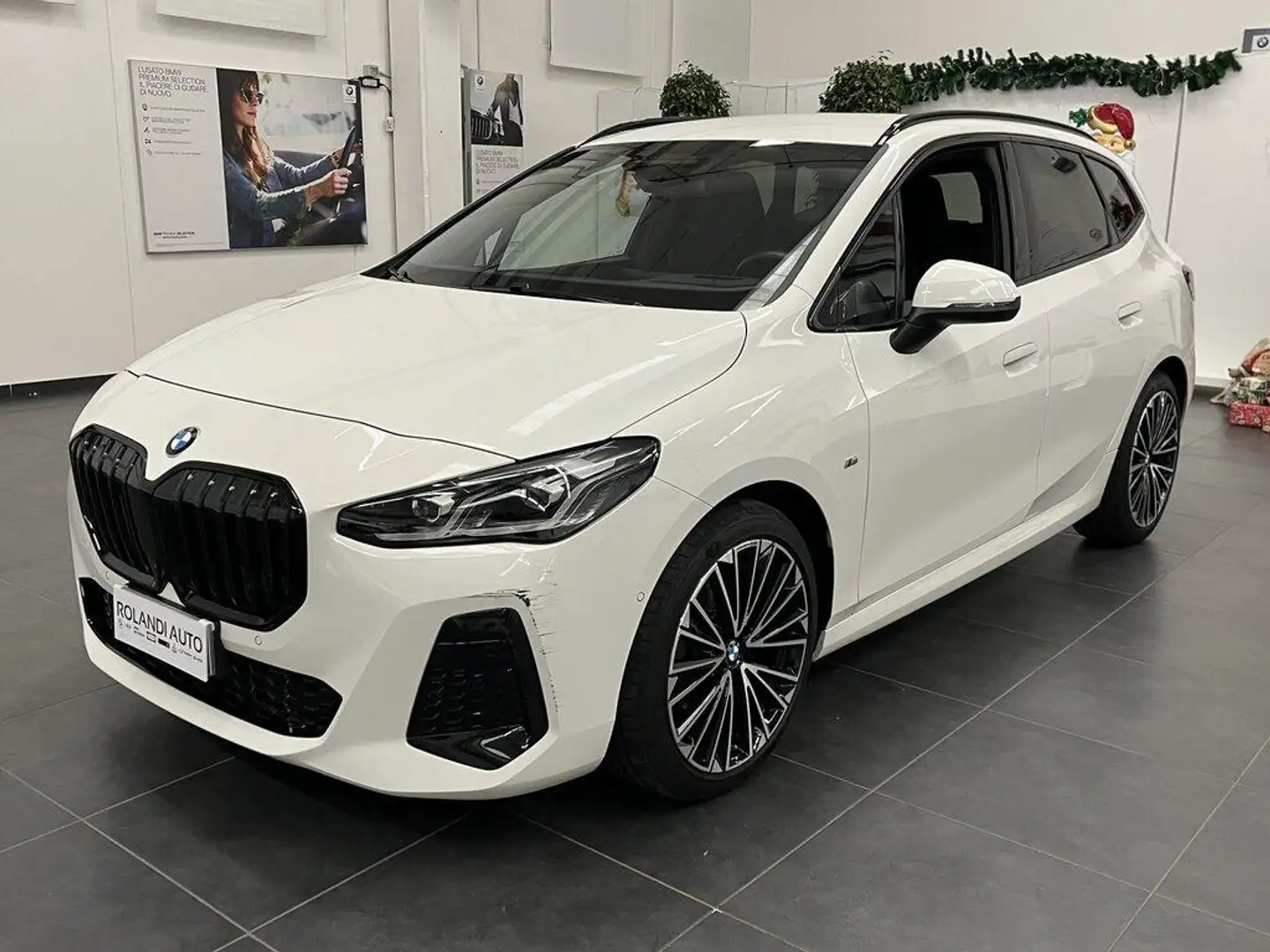 BMW 218 d Active Tourer Msport auto Bianco - 1