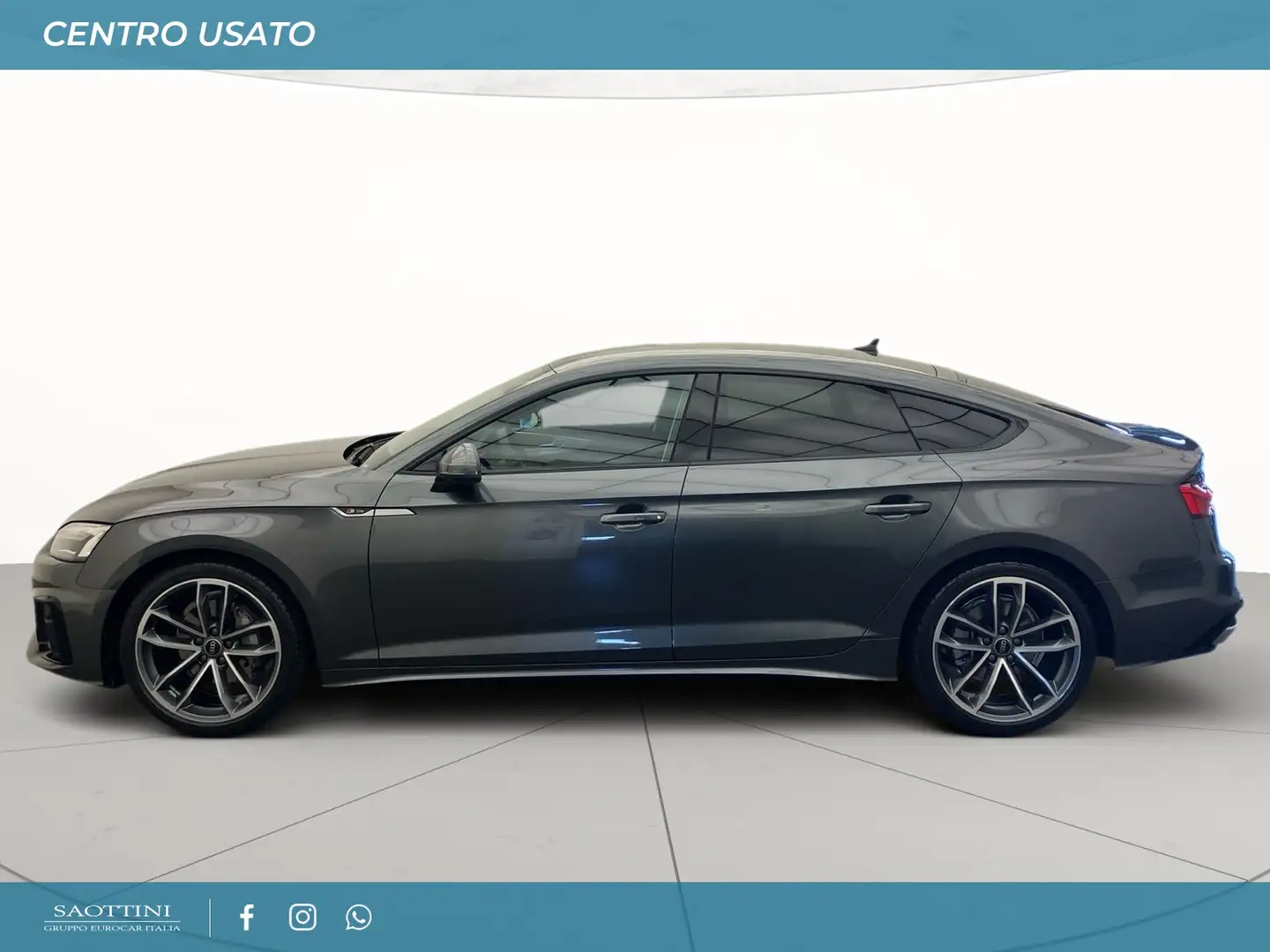 Audi A5 Sportback S line edition 40 TDI quattro S tronic Gris - 2