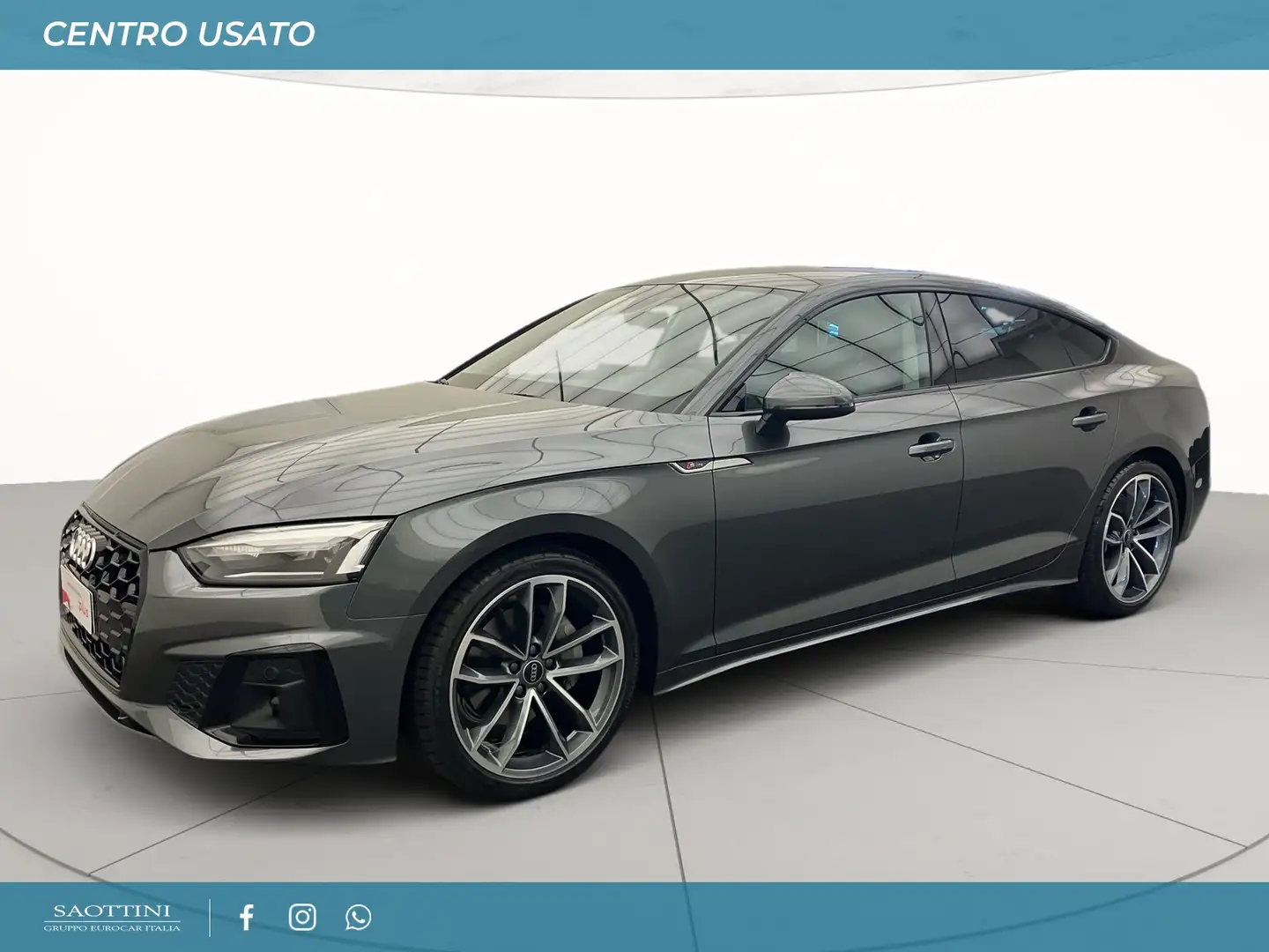Audi A5 Sportback S line edition 40 TDI quattro S tronic Gris - 1