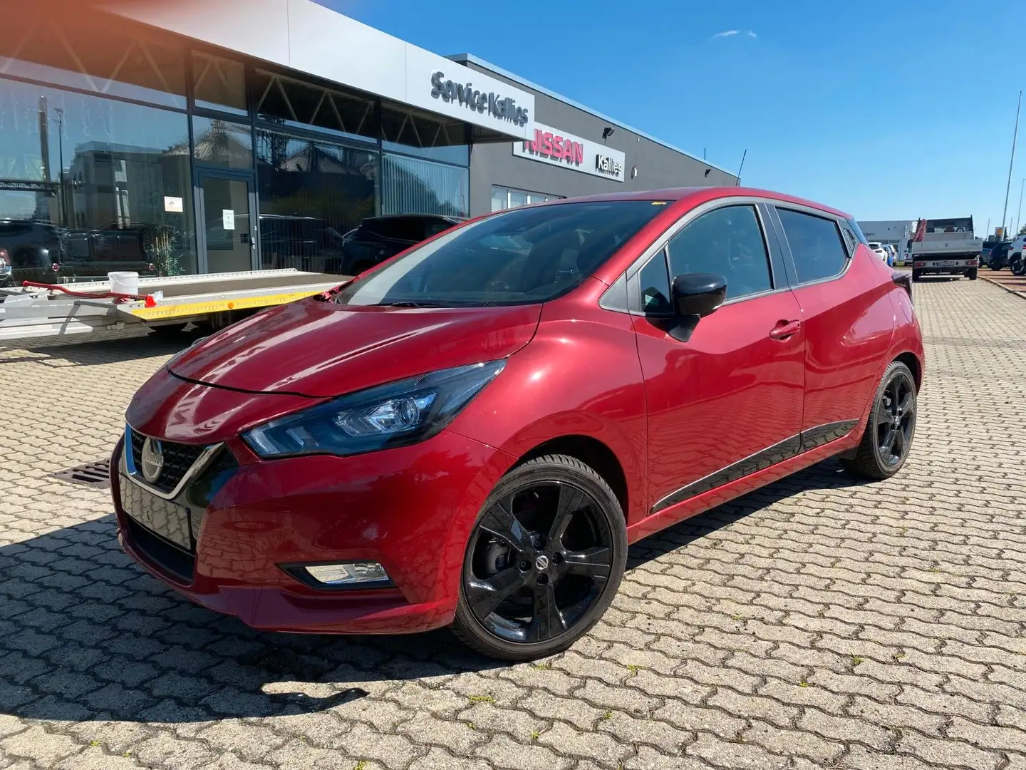 Nissan Micra N-Sport Leder Automatk Rojo - 2