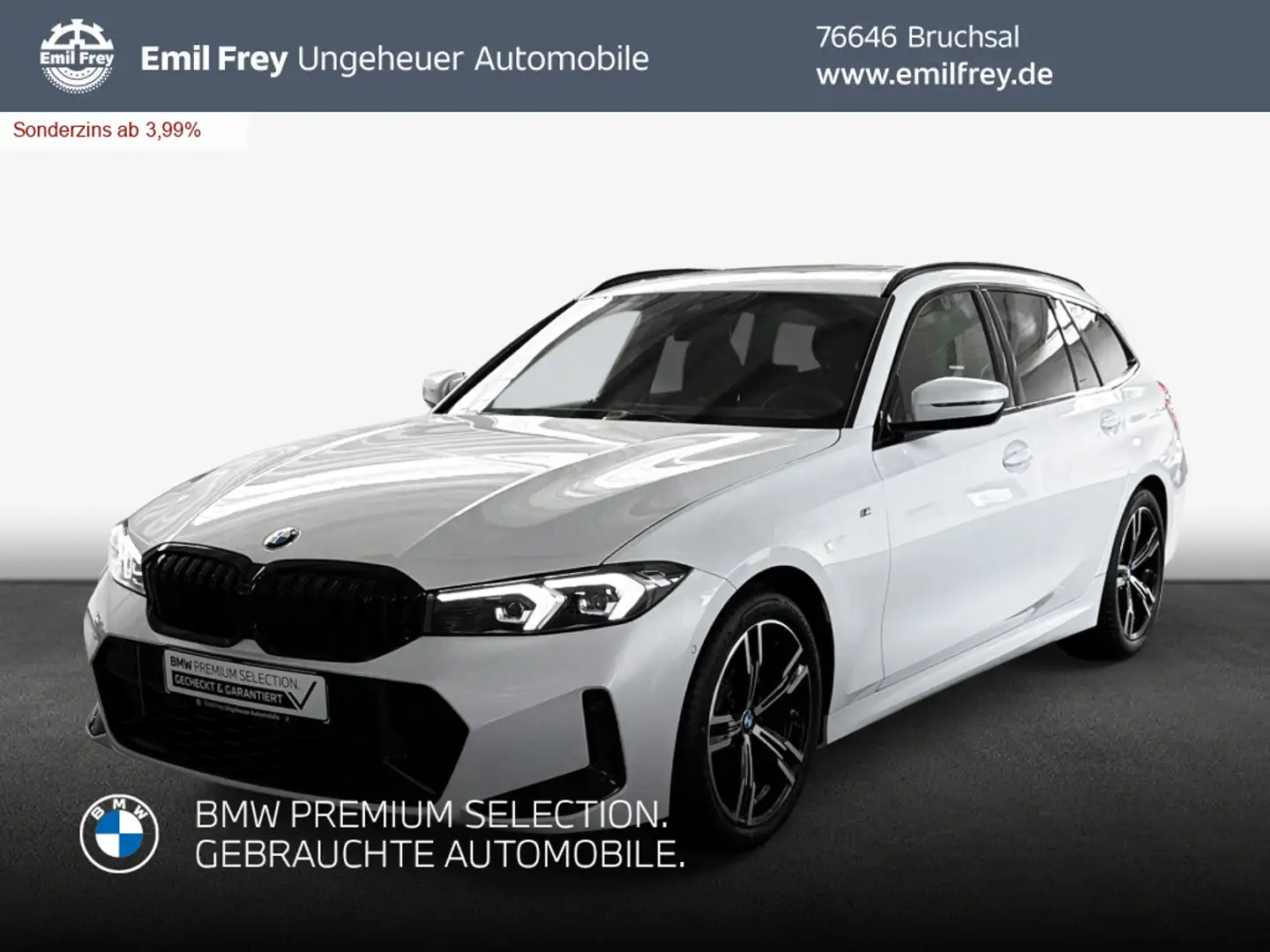 BMW 320 i Touring Aut. . *SHZ*Panorama*Sportpaket*Navi* Weiß - 1