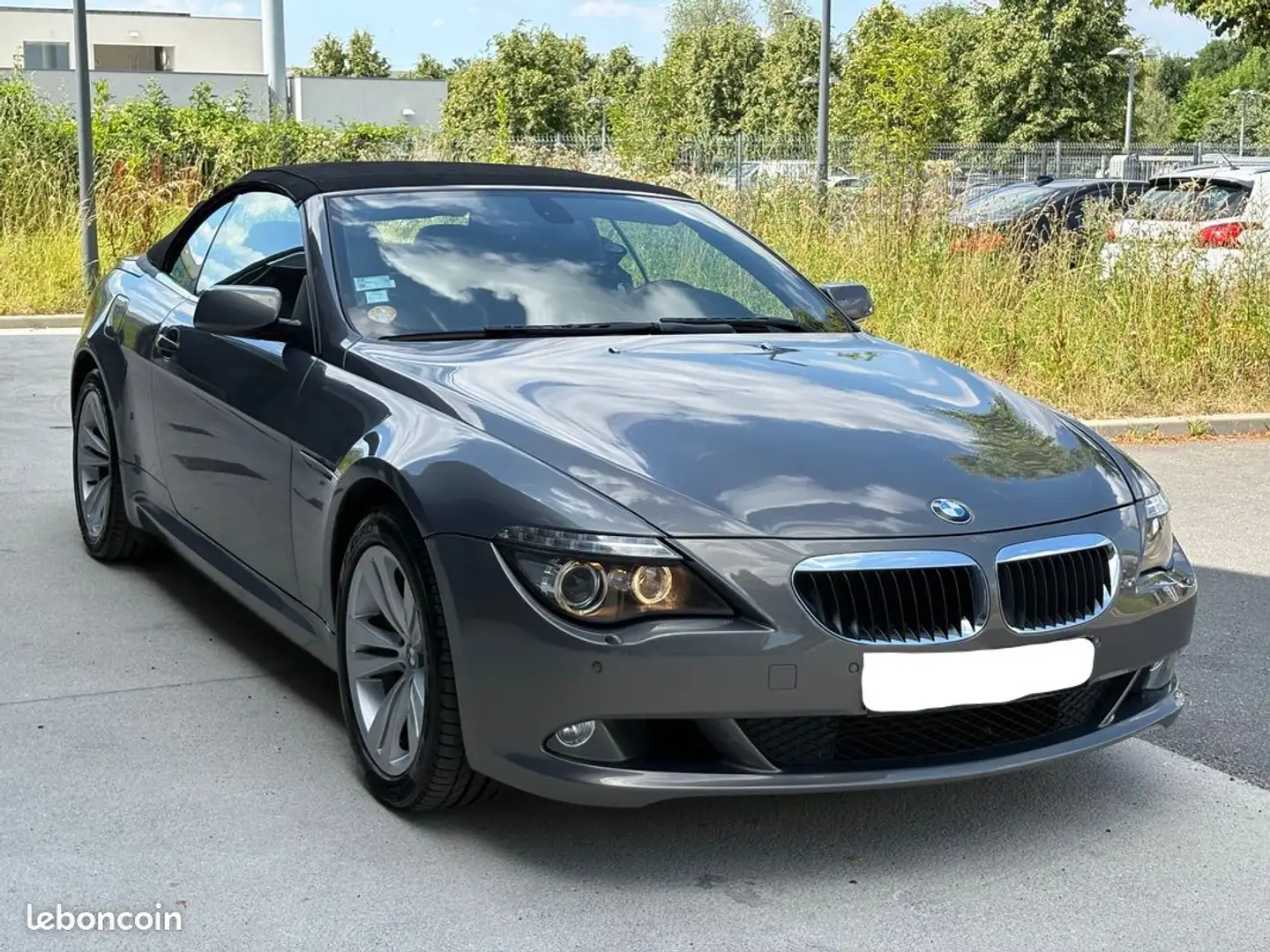 BMW 635 635d Cab 286ch Luxe A Grijs - 2