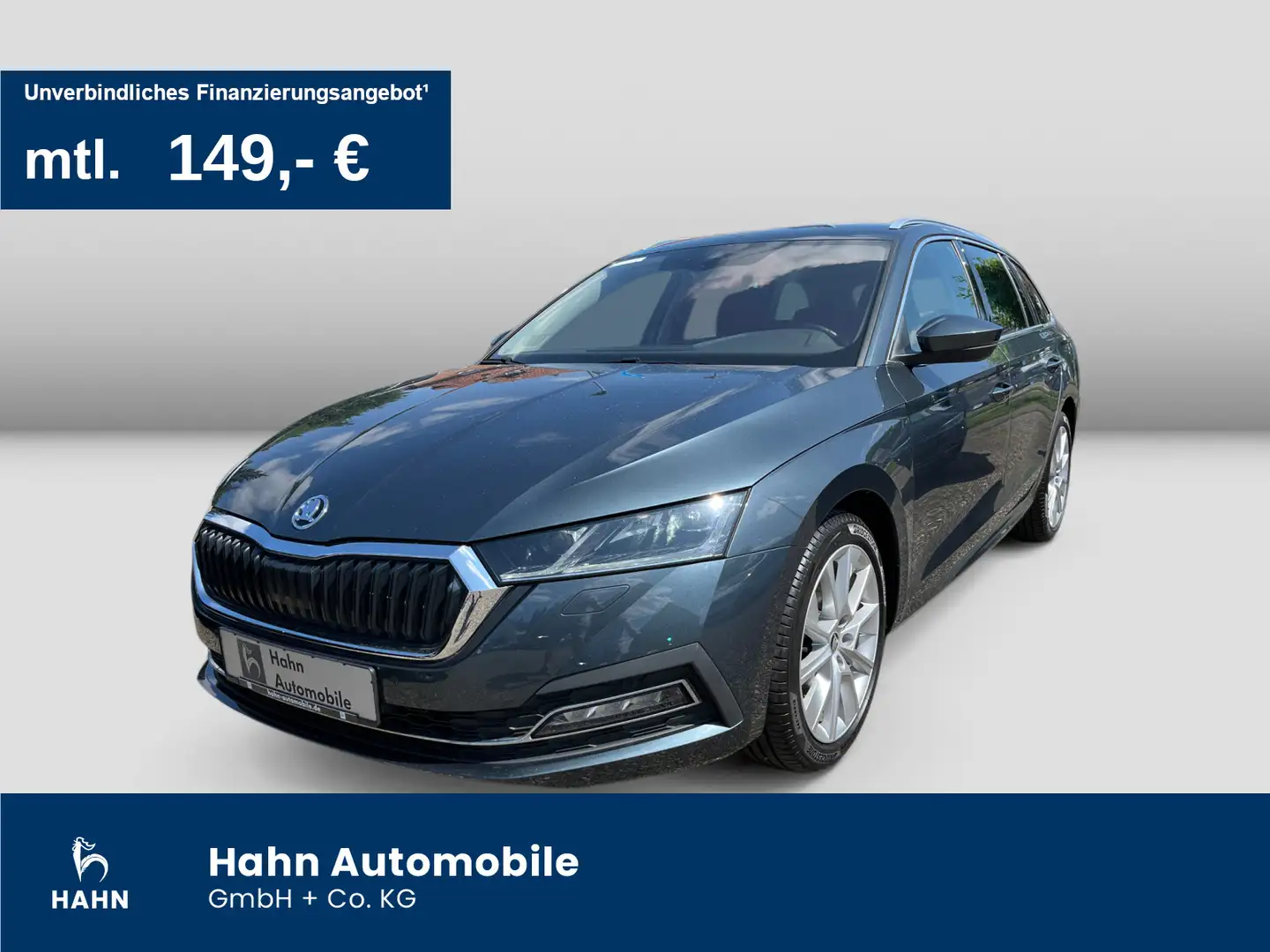 Skoda Octavia Combi 2.0TDI DSG First Edition AHK Navi Grijs - 1