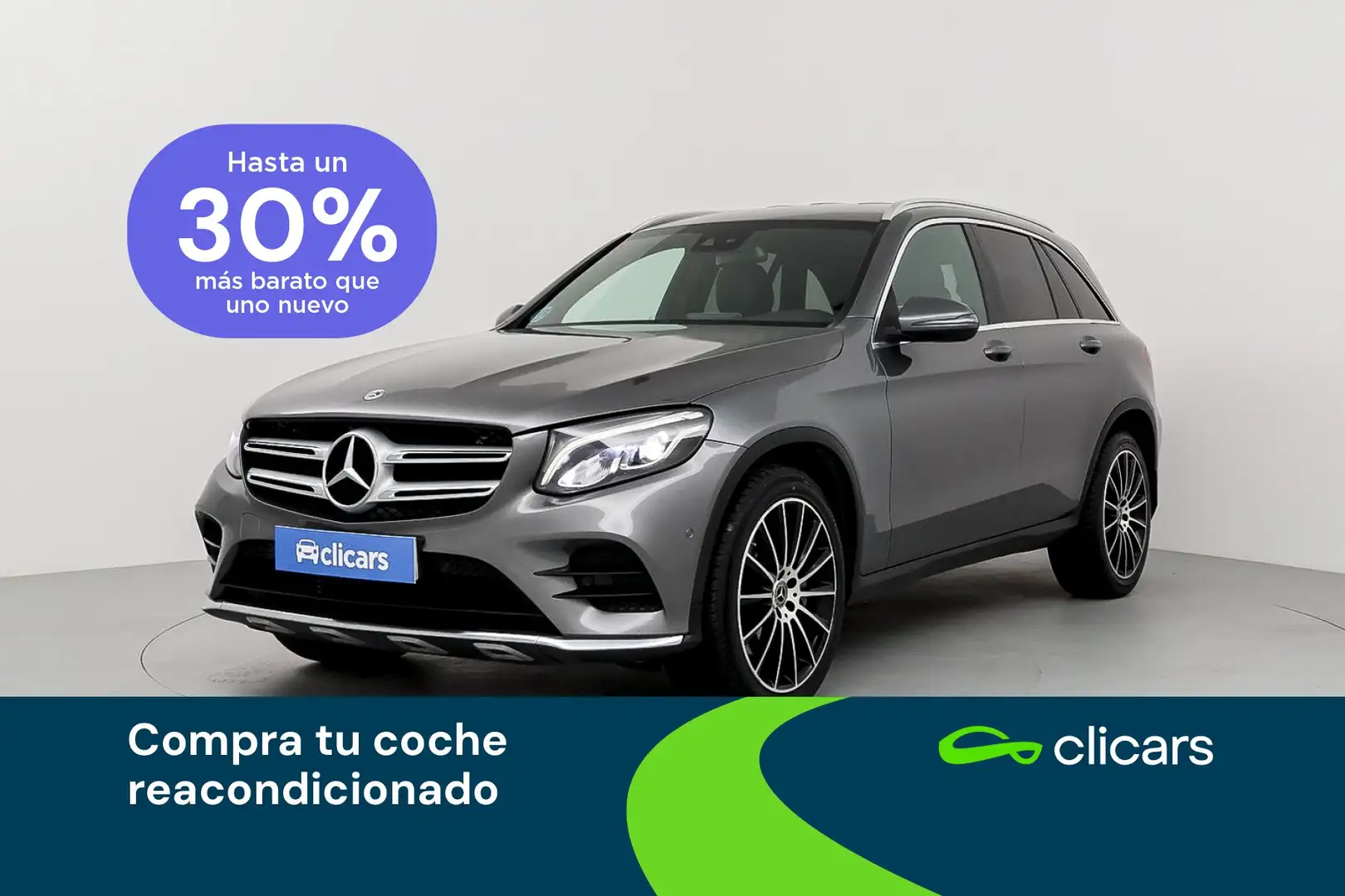 Mercedes-Benz GLC 250 250d 4Matic Aut. Plateado - 1