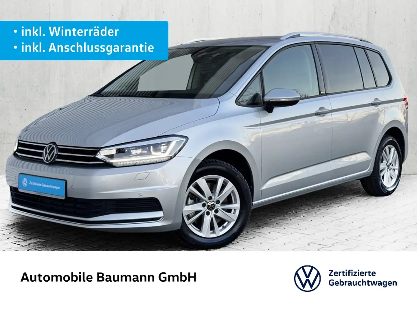 Volkswagen Touran 2.0 TDI "MOVE" *MATRIX*NAVI*KEYLESS* Silber - 1