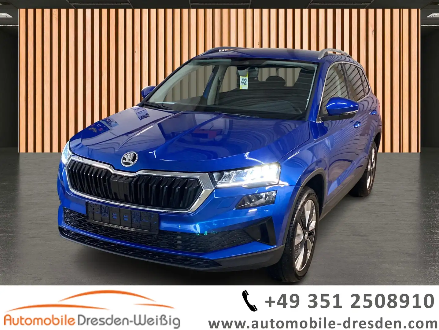 Skoda Karoq 1.5 TSI DSG Selection*Kessy*DAB*LED Bleu - 1