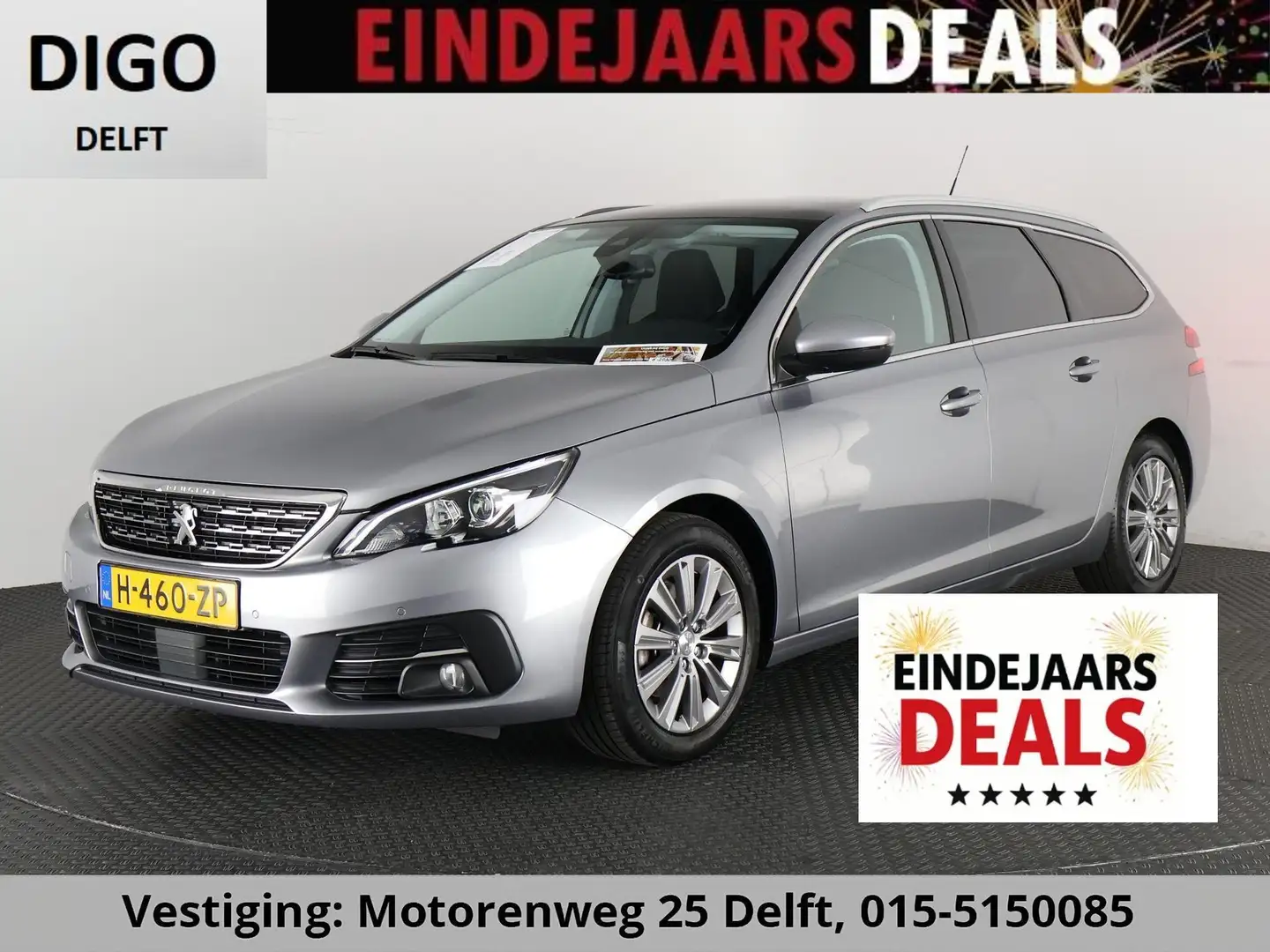 Peugeot 308 SW 1.2 PREMIUM 1e EIG.NL- PANODAK GARANTIE TOT 203 Gris - 1