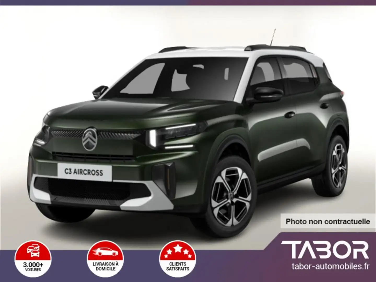 Citroen C3 Aircross 1.2 Hybrid 136 DSC6 MAX HUD Zöld - 1