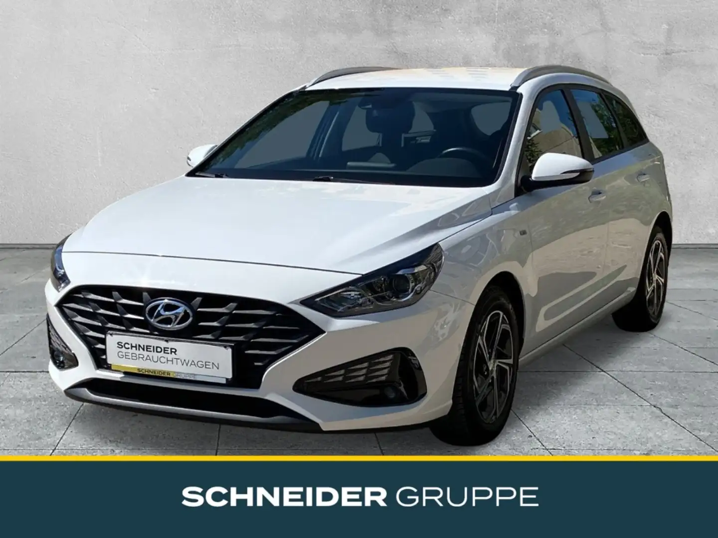 Hyundai i30 1.5 T-GDI Mild-Hybrid TEMPOMAT+DAB+KLIMA Weiß - 1