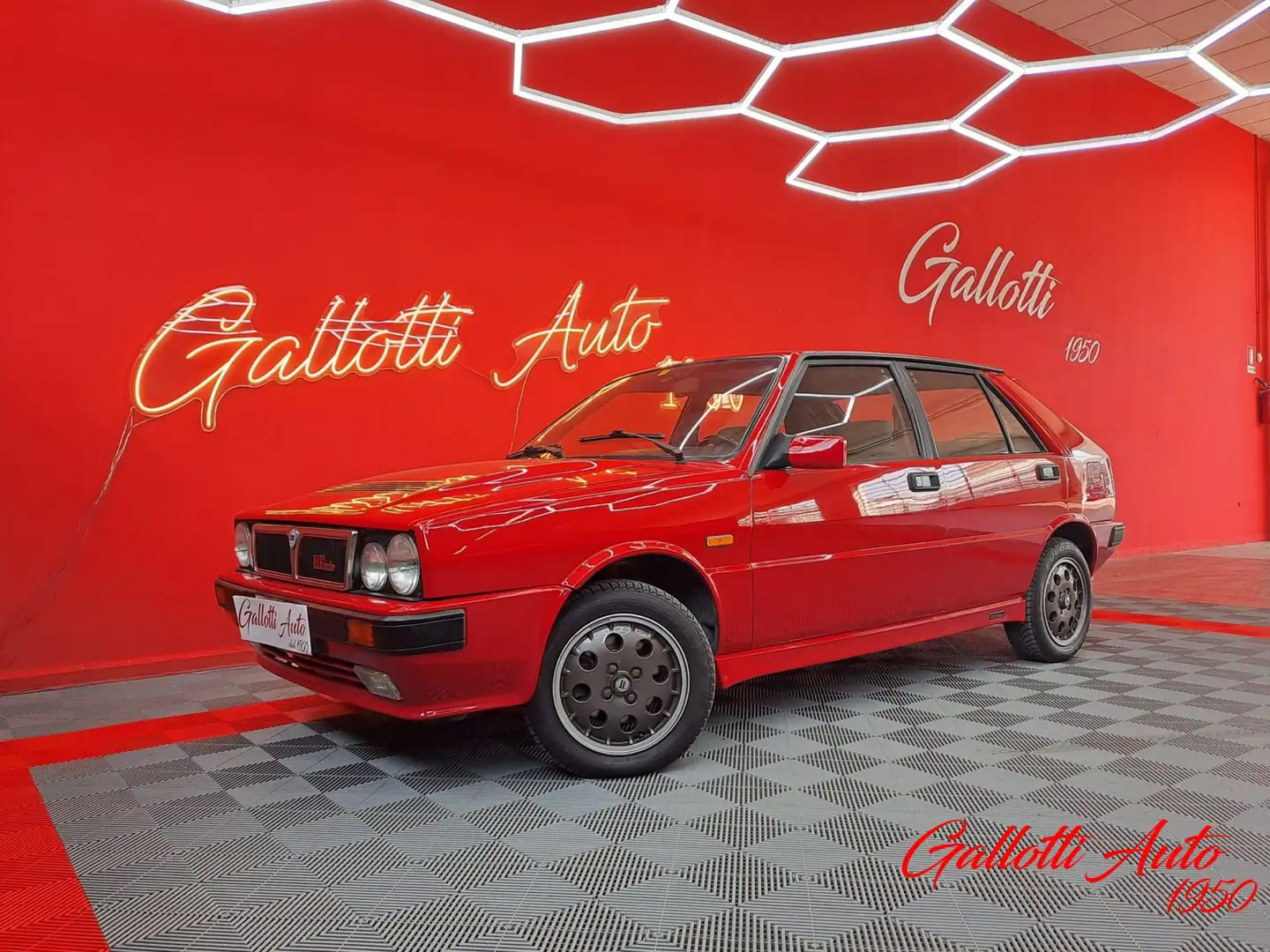 Lancia Delta Lancia Delta 1.6 i.e. turbo HF 140cv Rouge - 2