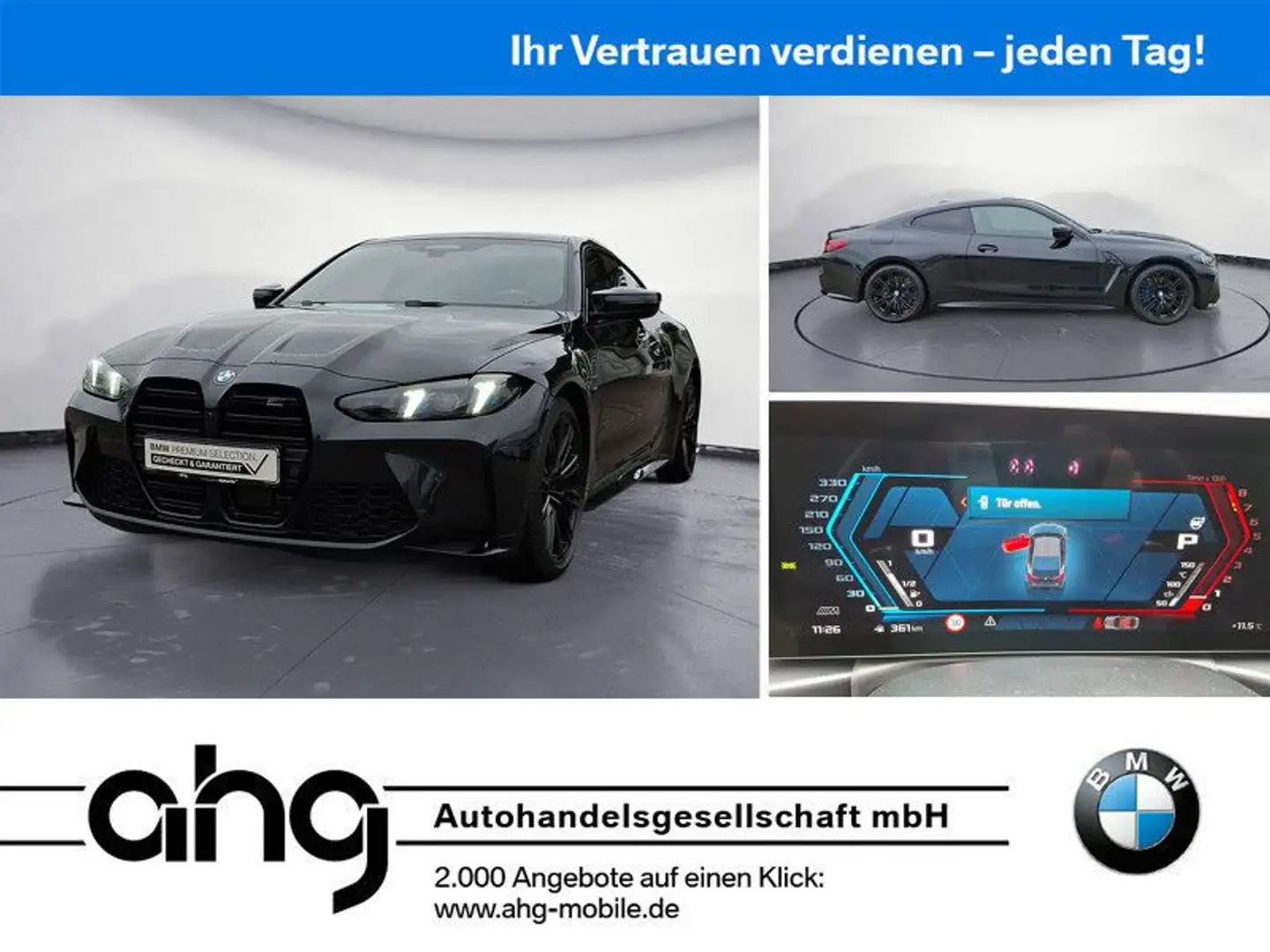 BMW M4 Competition FACELIFT Driving Assistant Pro Ad Schwarz - 1