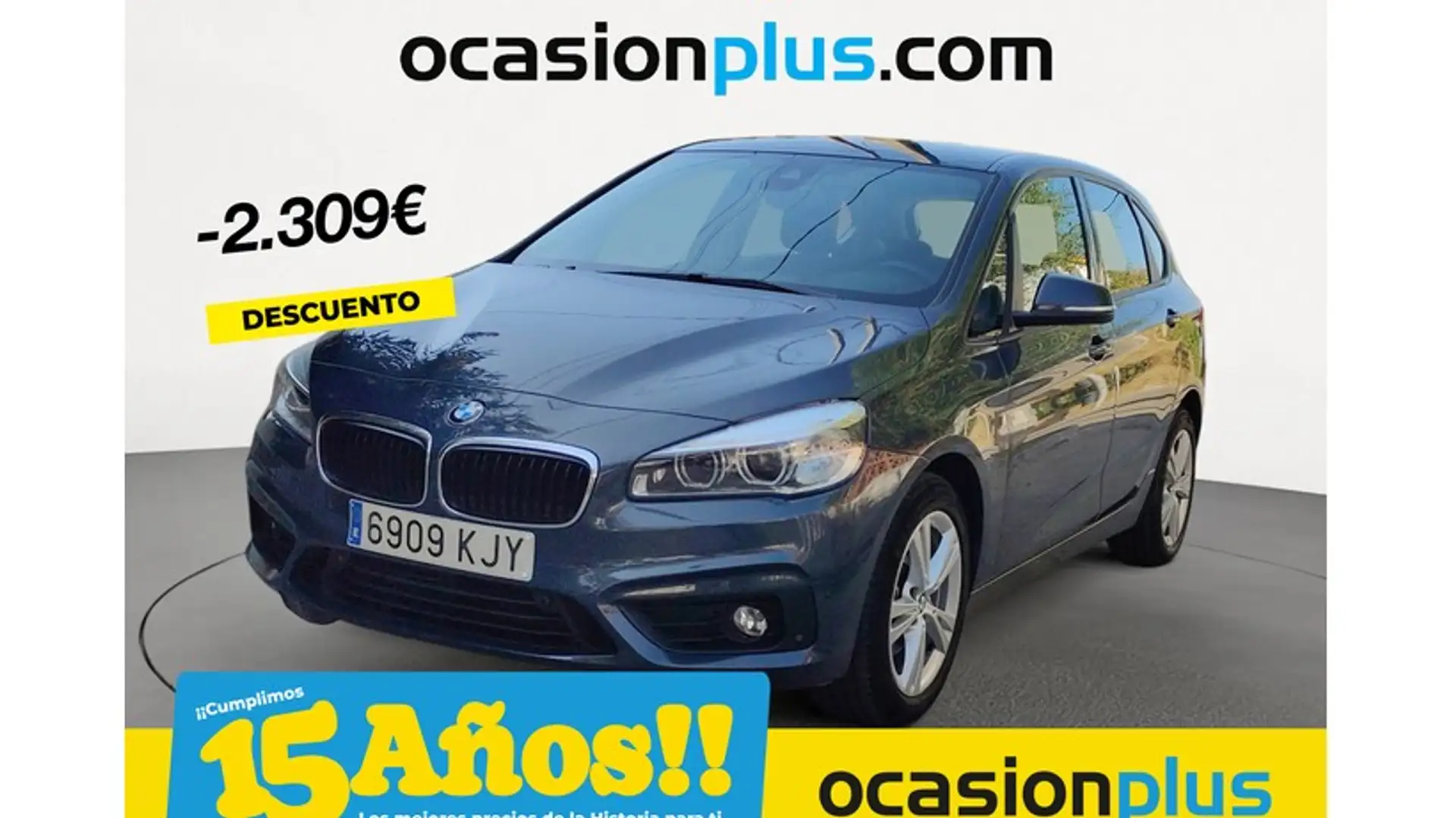BMW 220 220dA Active Tourer Gris - 1