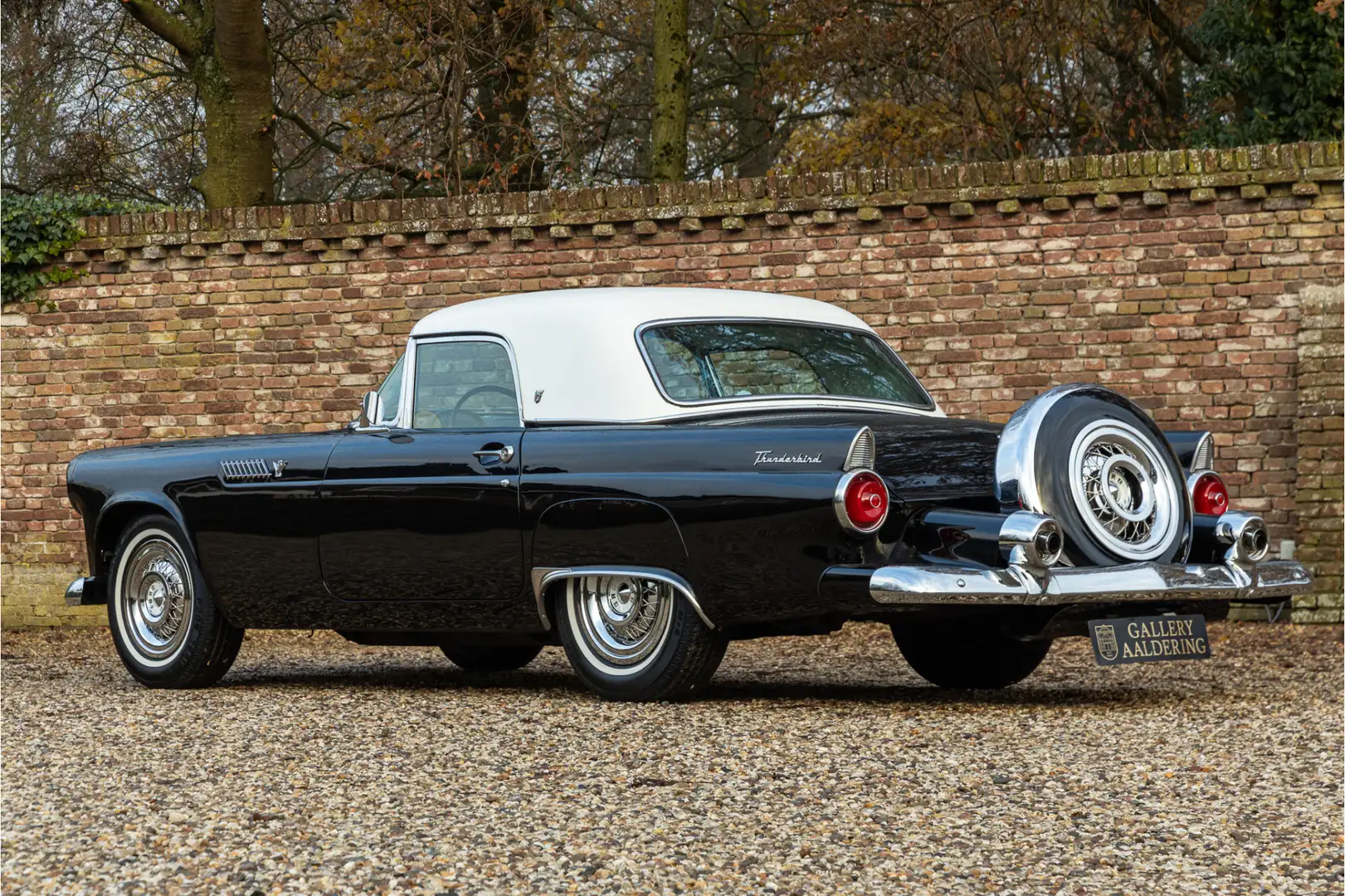 Ford Thunderbird Convertible Coupé "Continental kit" In restored co Noir - 2