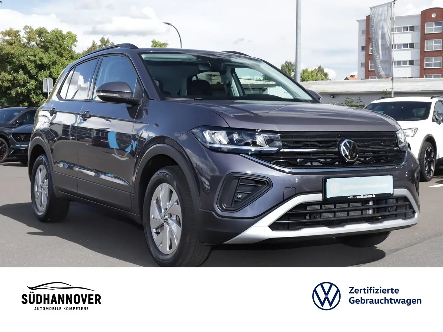 Volkswagen T-Cross Life 1.0 TSI NAVI+LED+SHZ+PDC+GRA Grau - 2