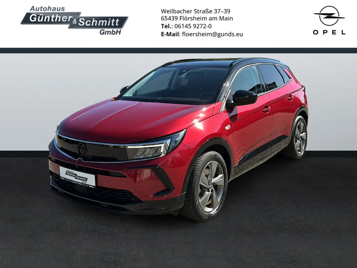 Opel Grandland 1.6 GS Line Plug-in-Hybrid NAVI AHK Червоний - 1