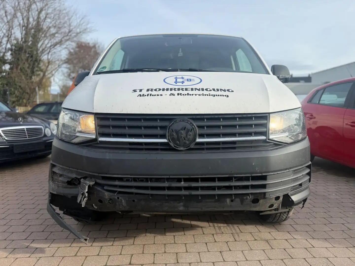 Volkswagen T6 Transporter Kasten-Kombi UNFALL Weiß - 2