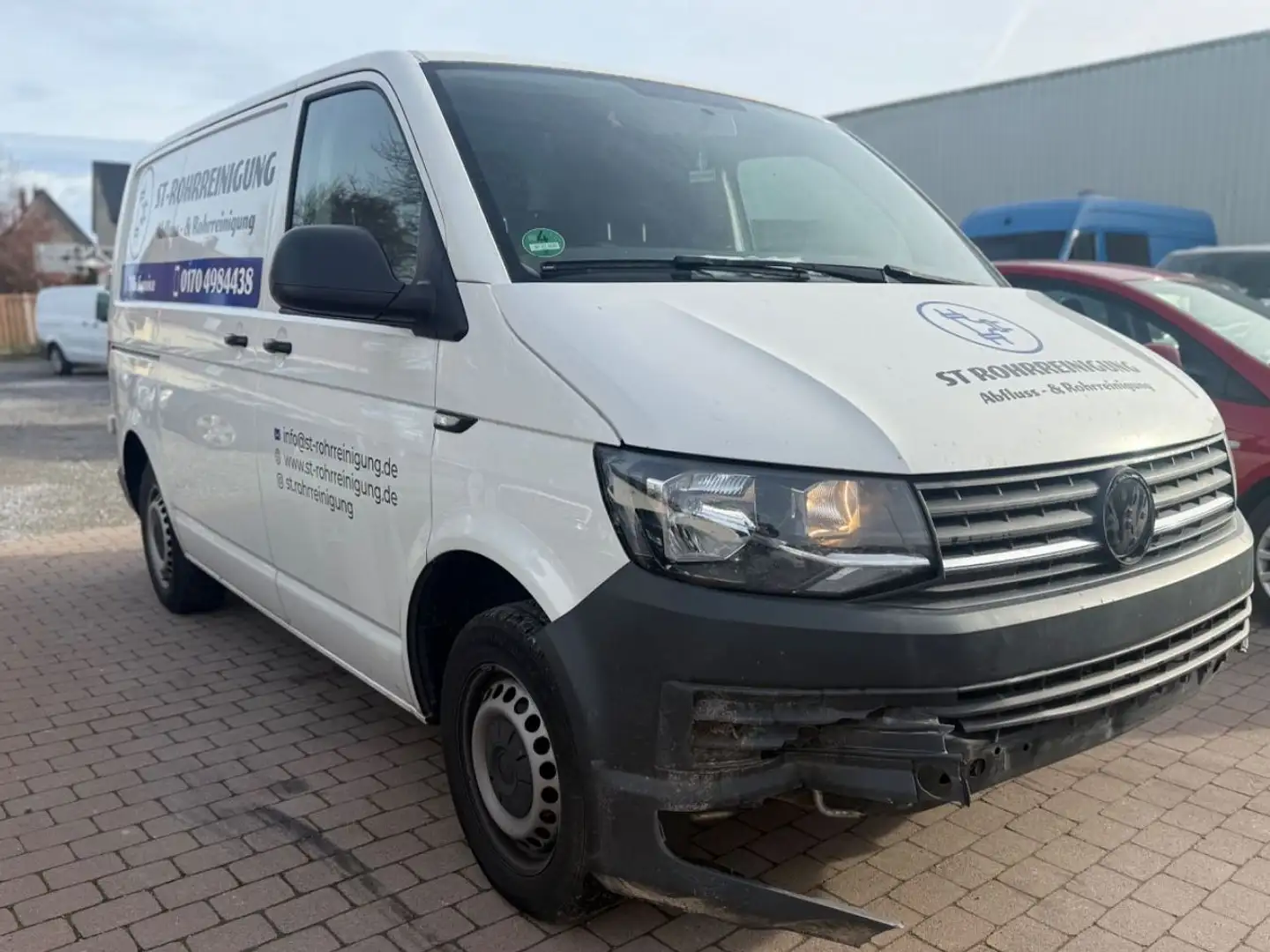 Volkswagen T6 Transporter Kasten-Kombi UNFALL Weiß - 1