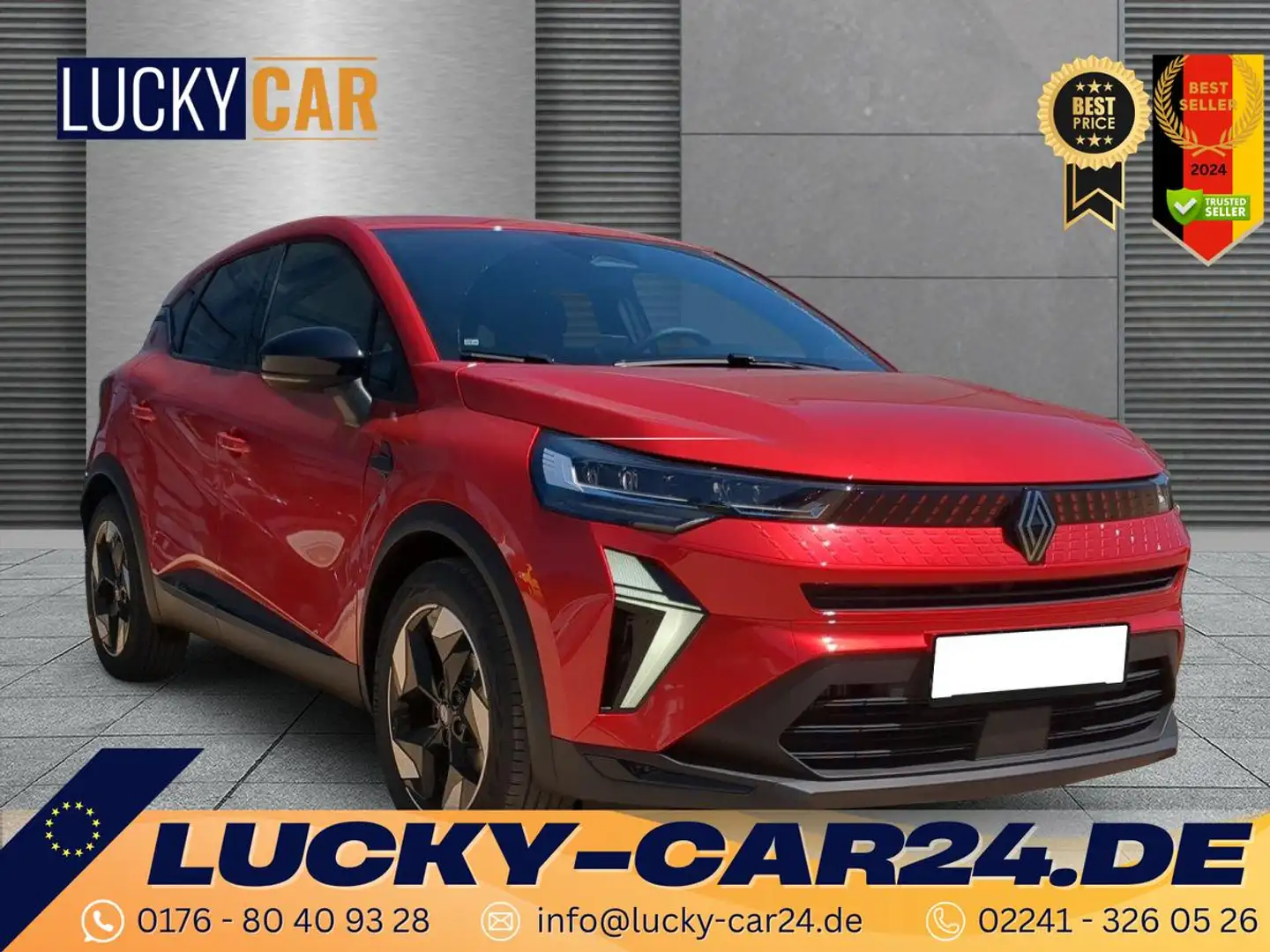Renault Captur Techno SHZ+Klimaauto.+RFK TCe 160 EDC 116 kW (1... Rot - 1