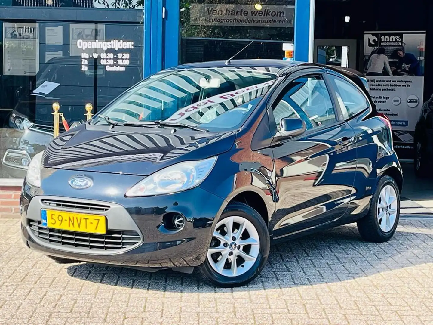 Ford Ka/Ka+ 1.2 Comfort start/stop! Airco l Spoiler l LM velge Negro - 2