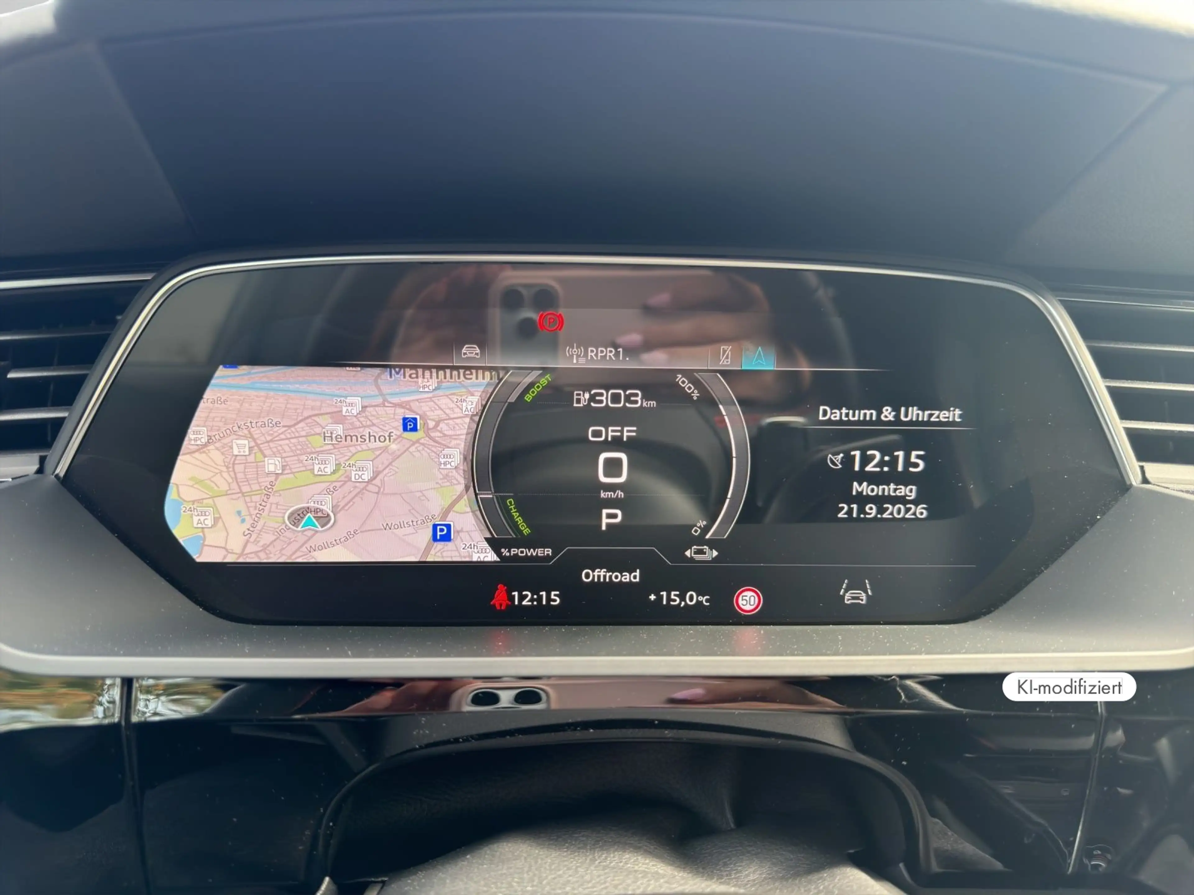 Audi Q8 e-tron 50 e-tron S line PANO AHK B& — photo 10