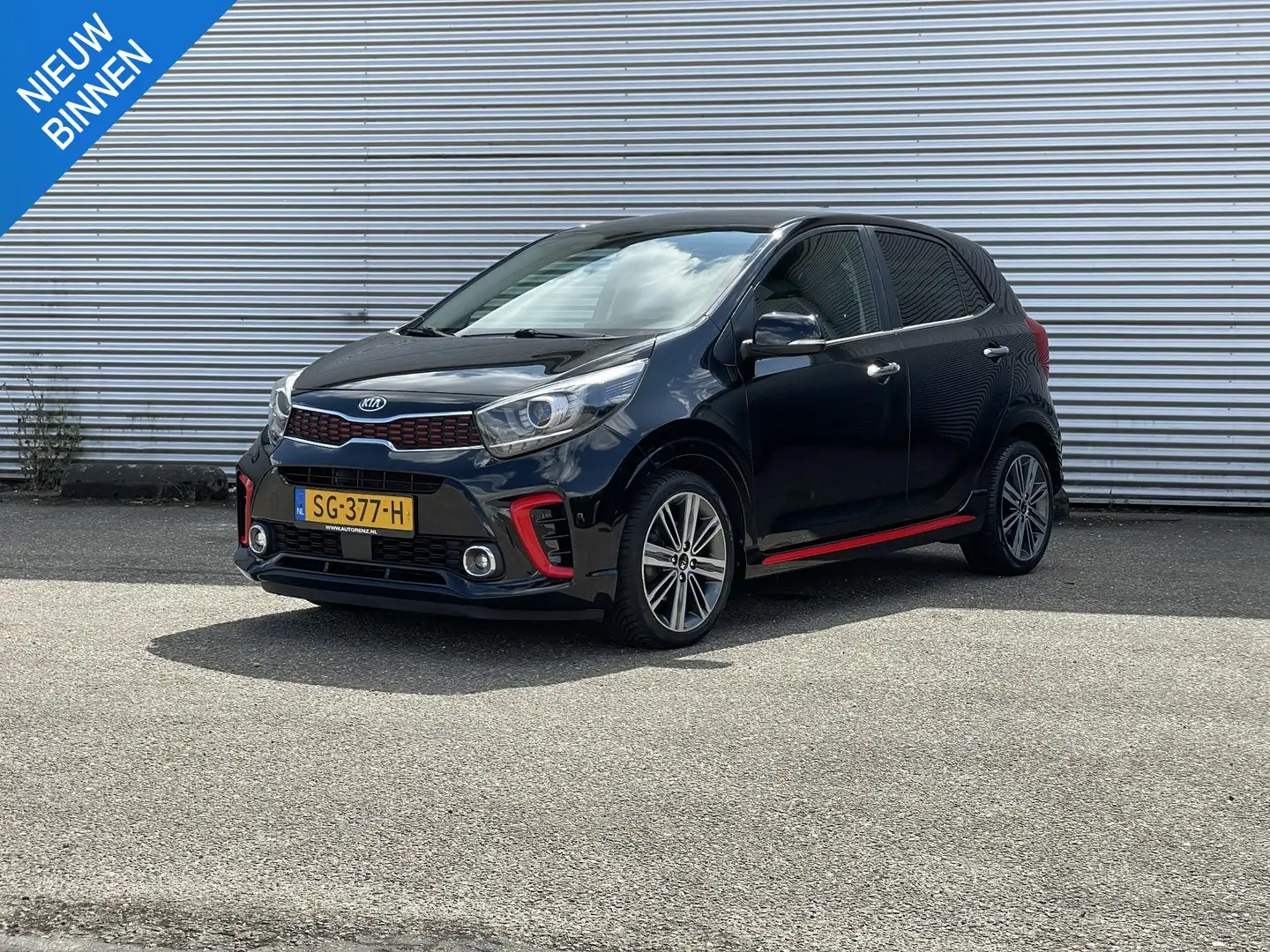 Kia Picanto 1.0 T-GDI GT-Line|CARPLAY|STOELVERW. Zwart - 1