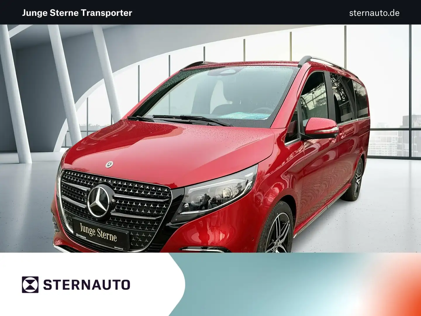 Mercedes-Benz V 250 V 250 d AVA Lang AMG/Burm.//Distronic/Leder/AHK Rot - 1