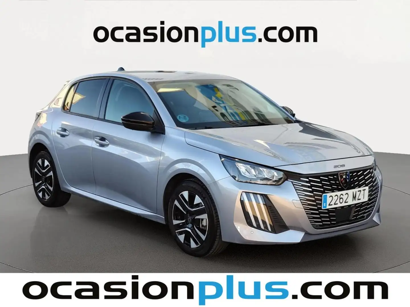 Peugeot 208 1.2 Puretech S&S Allure 100 Gris - 2