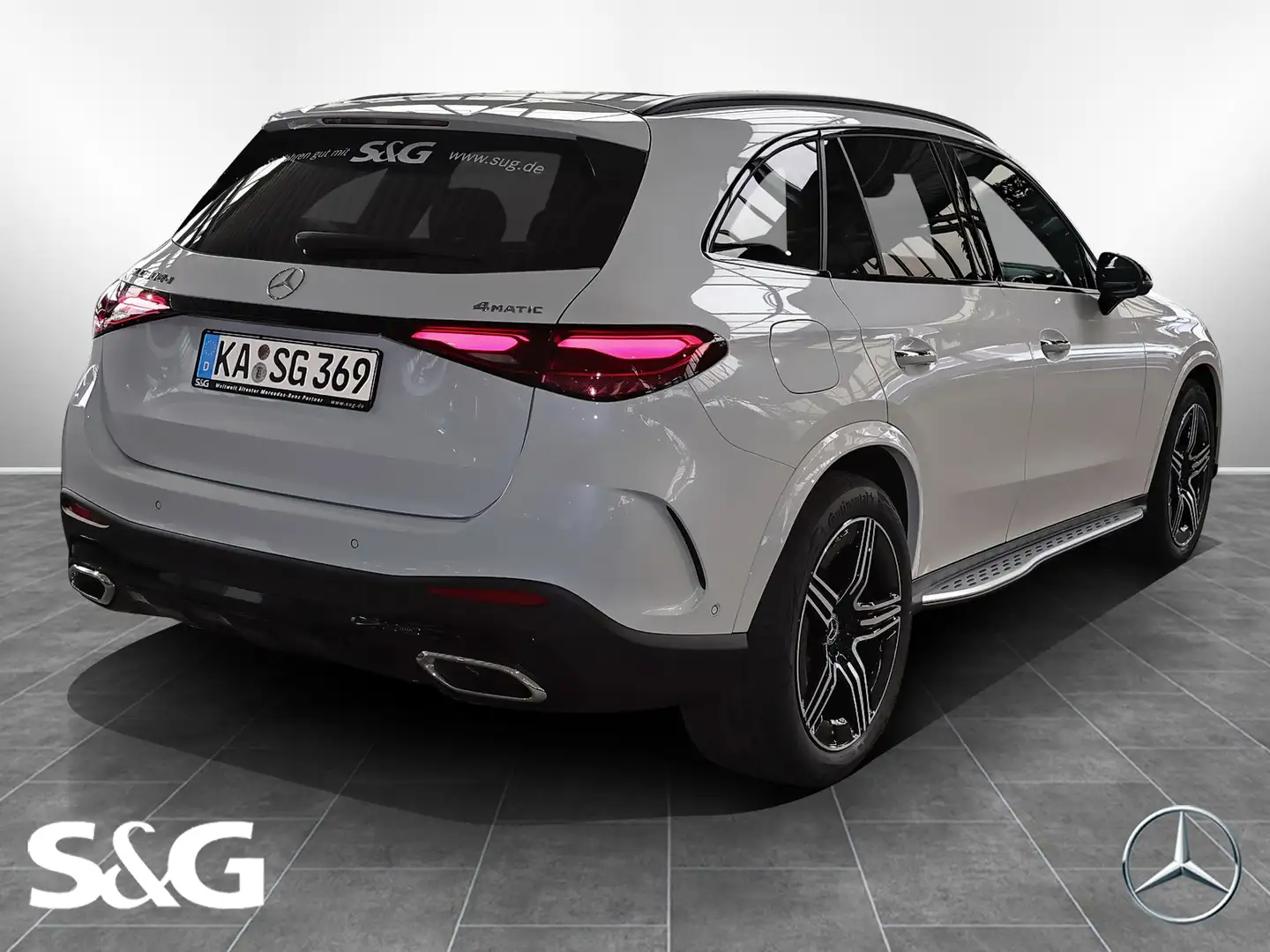 Mercedes-Benz GLC 300 d 4M AMG 360°+DIG-LED+Pano+AHK+Distronic Weiß - 2