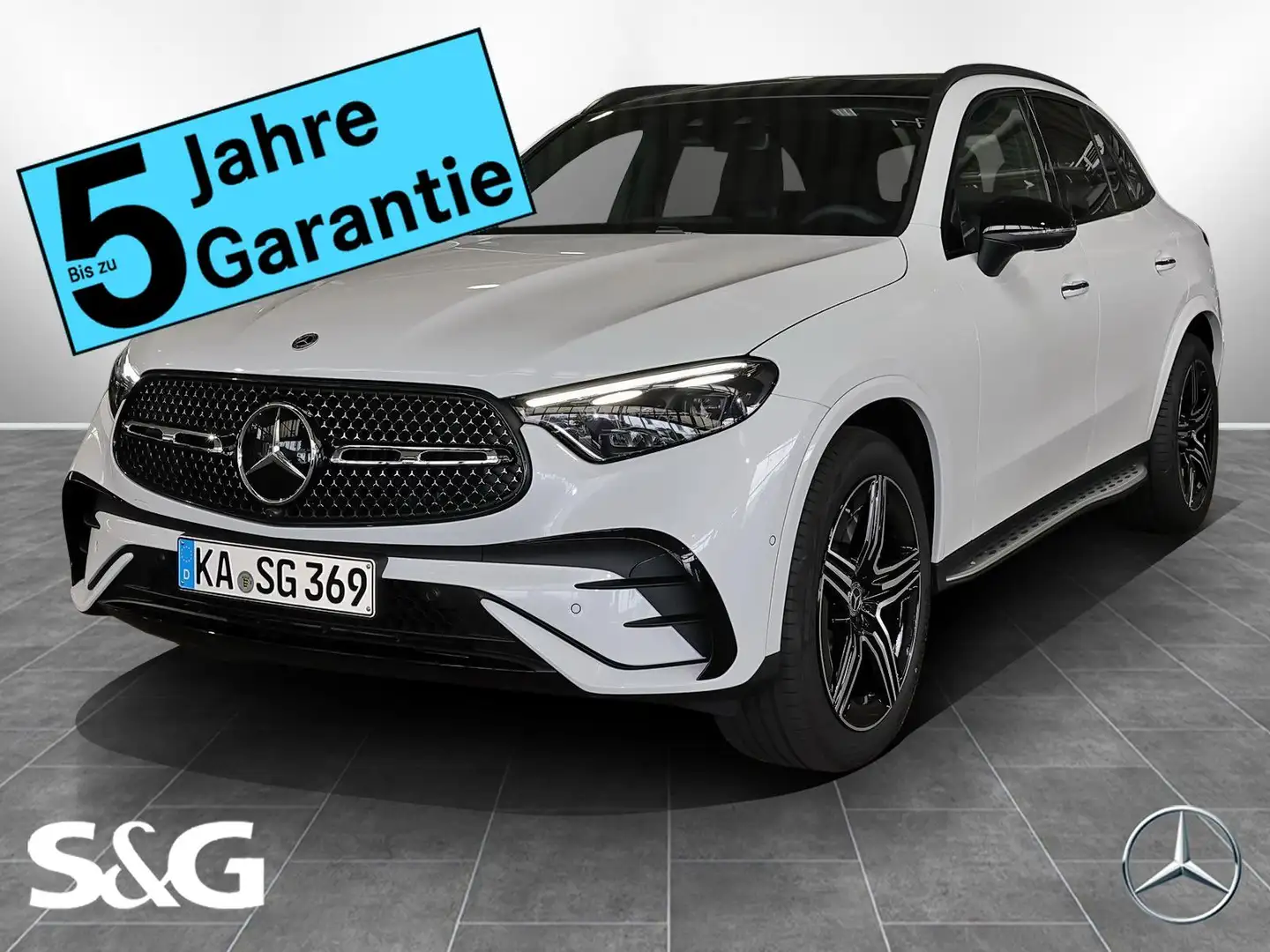 Mercedes-Benz GLC 300 d 4M AMG 360°+DIG-LED+Pano+AHK+Distronic Weiß - 1