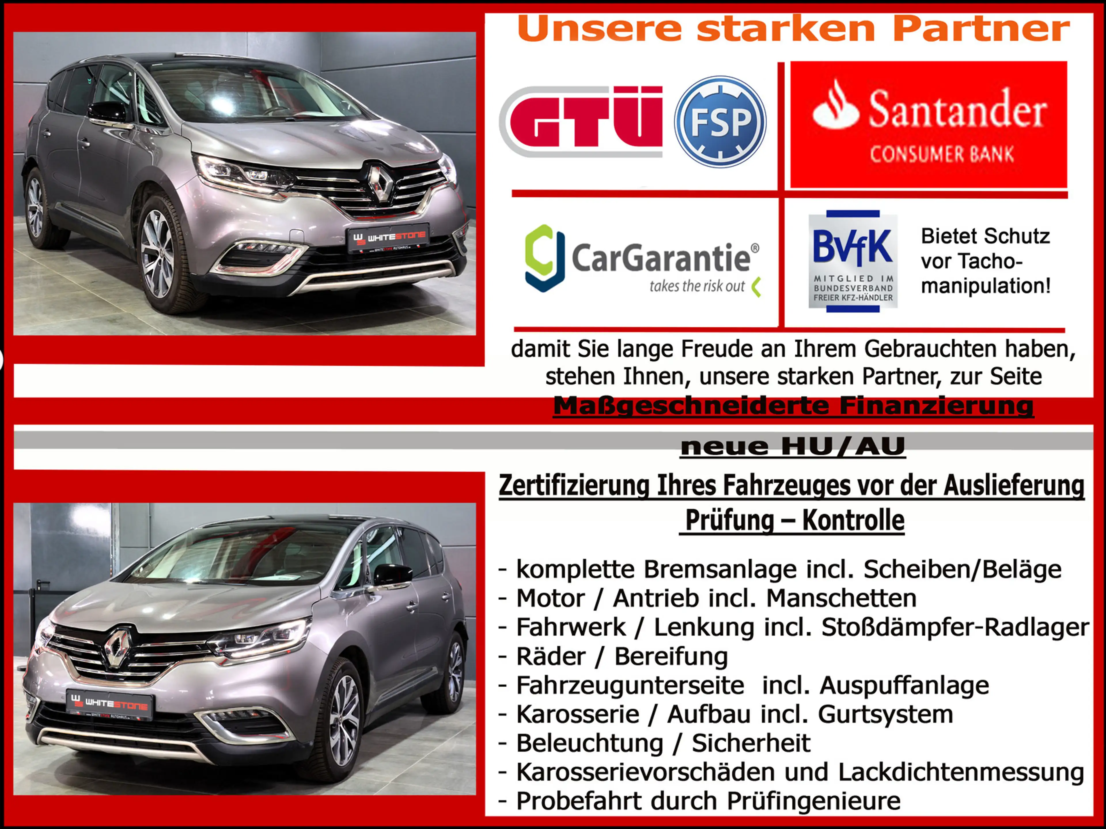 Renault Espace 1.6 TCe AUT / GARANTIE / 7 SITZE / LEDER — photo 3