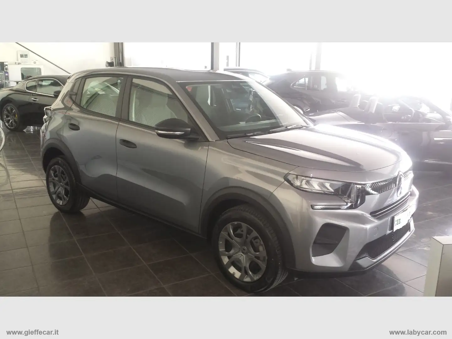 Citroen C3 TURBO 100CAV. YOU KM 0 PREZZO REALE Grigio - 2