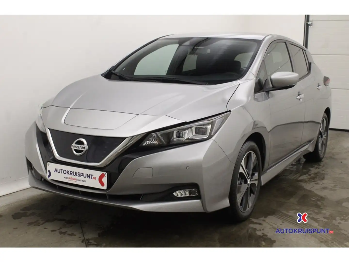 Nissan Leaf 40 kWh Tekna Leder GPS Camera Dig.airco Alu Zilver - 1