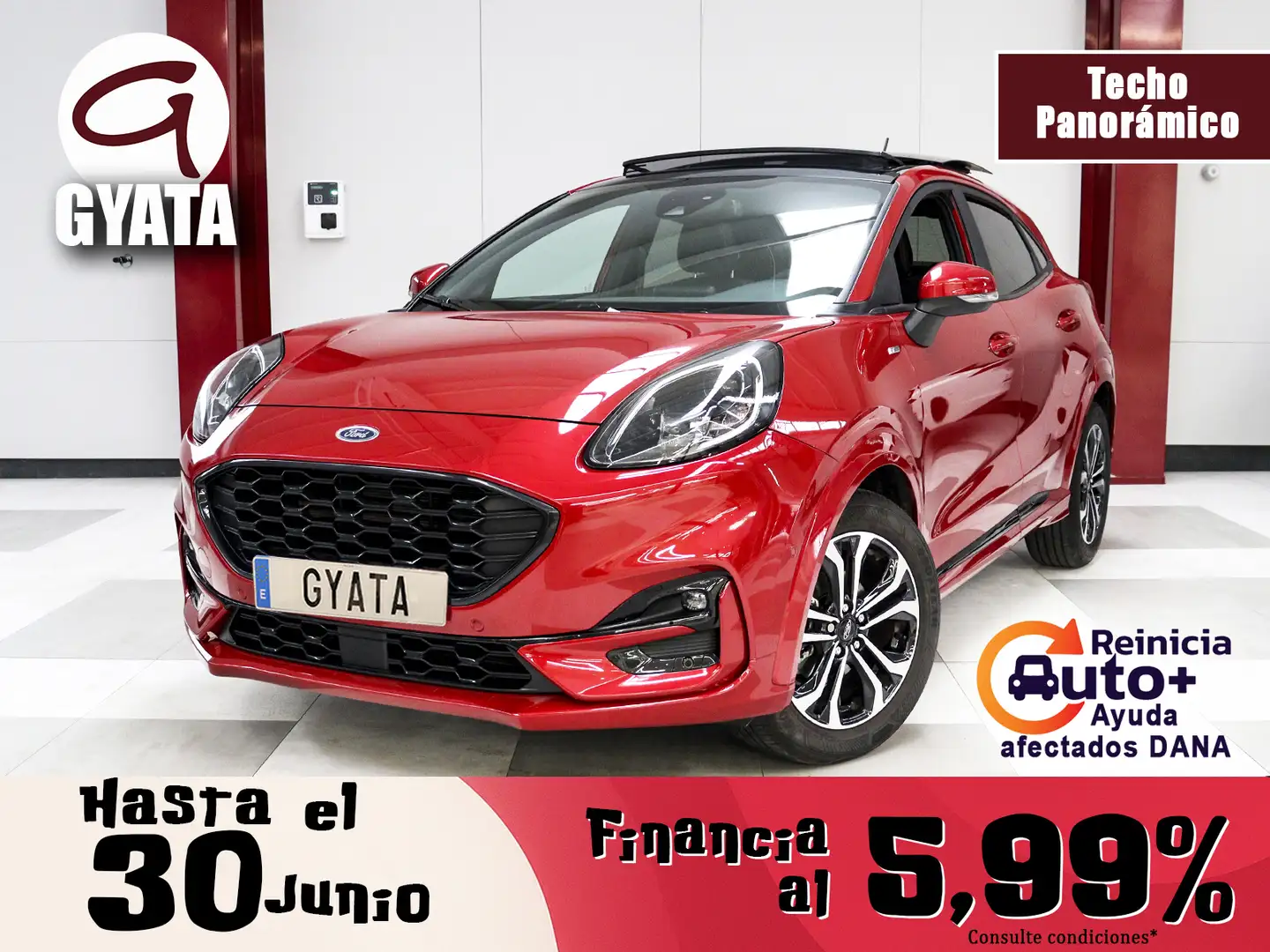 Ford Puma 1.5 Ecoblue ST-Line 120 Rojo - 1