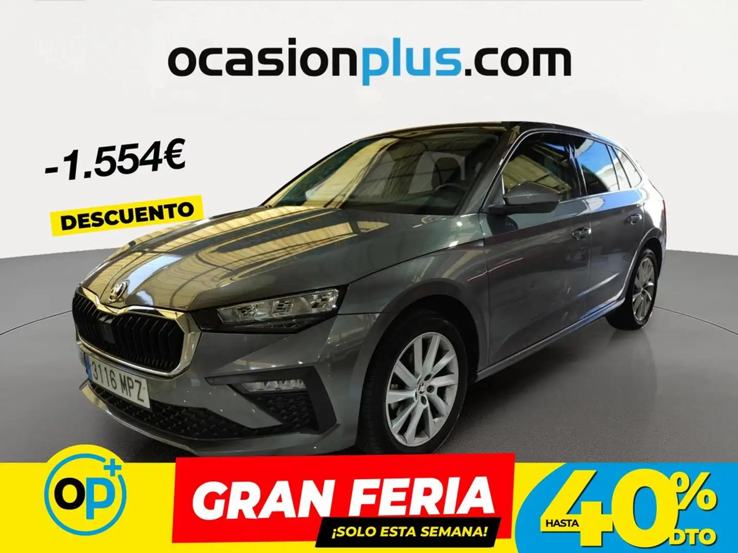 Skoda Scala 1.0 TSI Selection 85kW Gris - 1