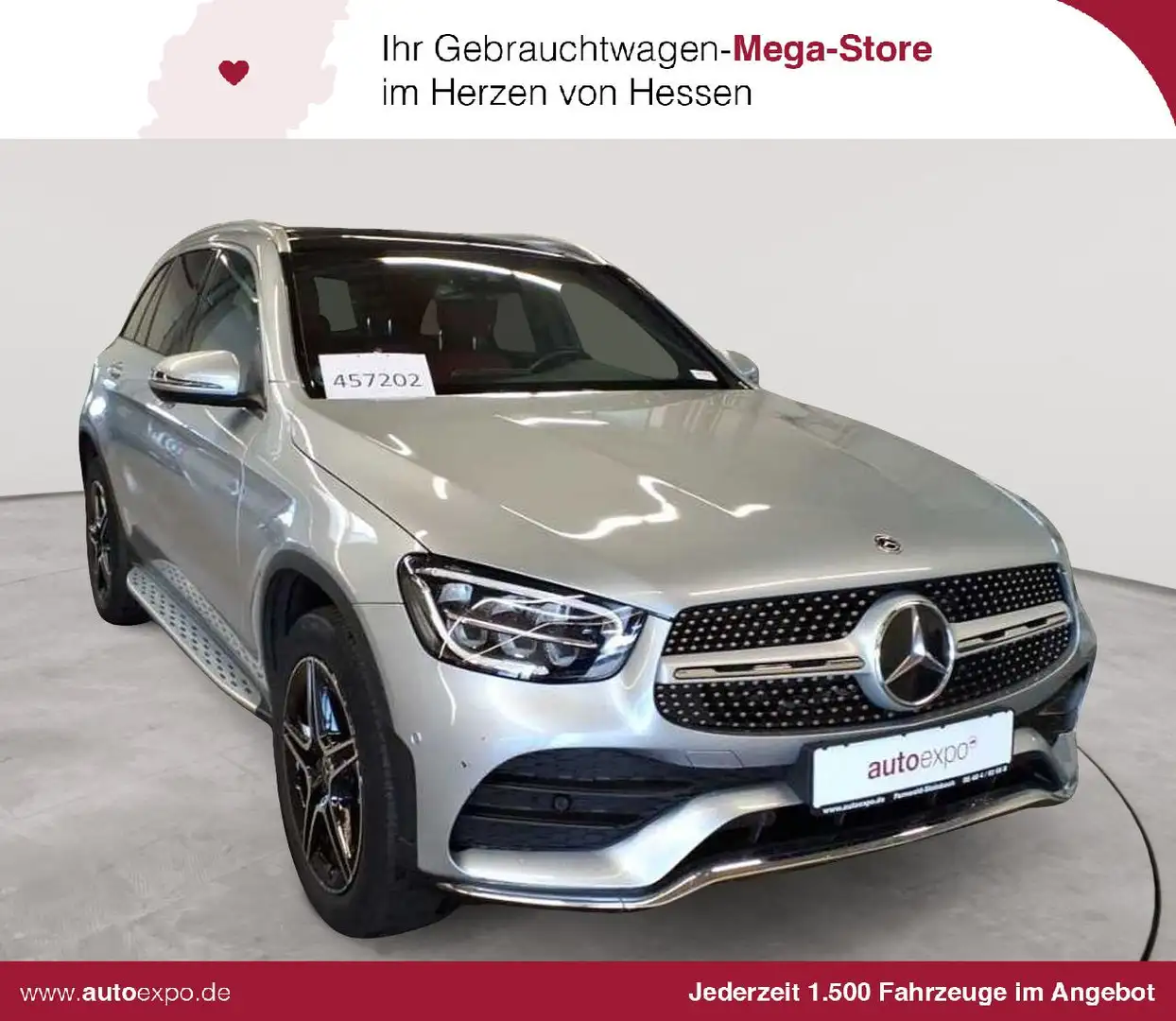 Mercedes-Benz GLC 300 GLC 300 de 4M 9G AMG Line AHK PANO Silber - 1
