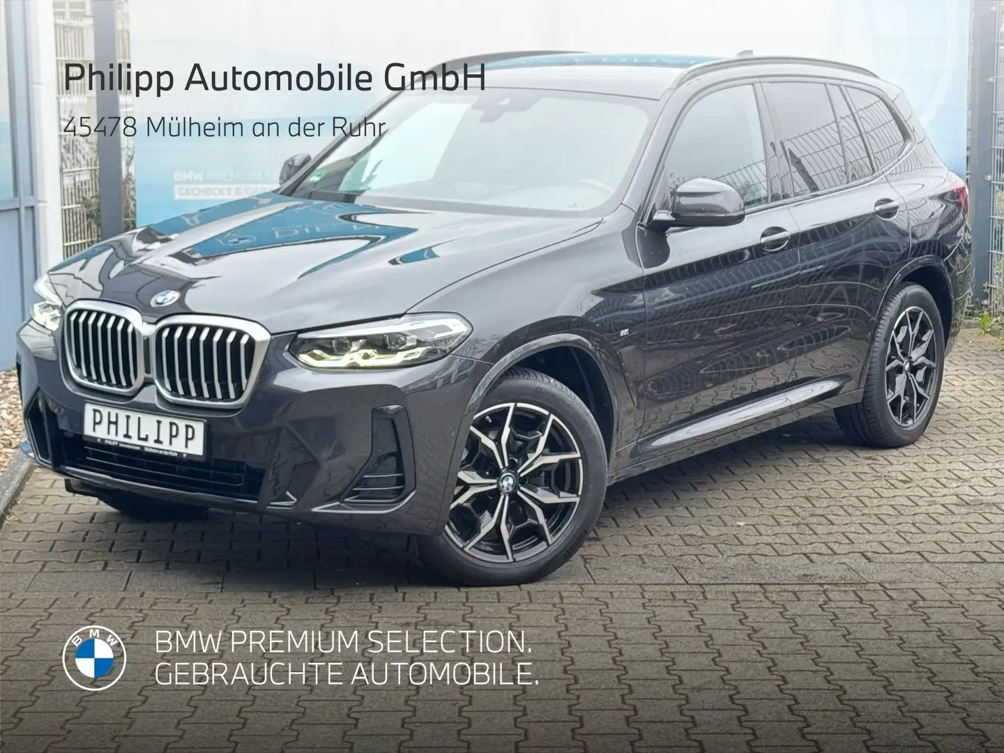 BMW X3 xDrive20d M Sport AHK LED RFK DA Ambiente Grau - 1