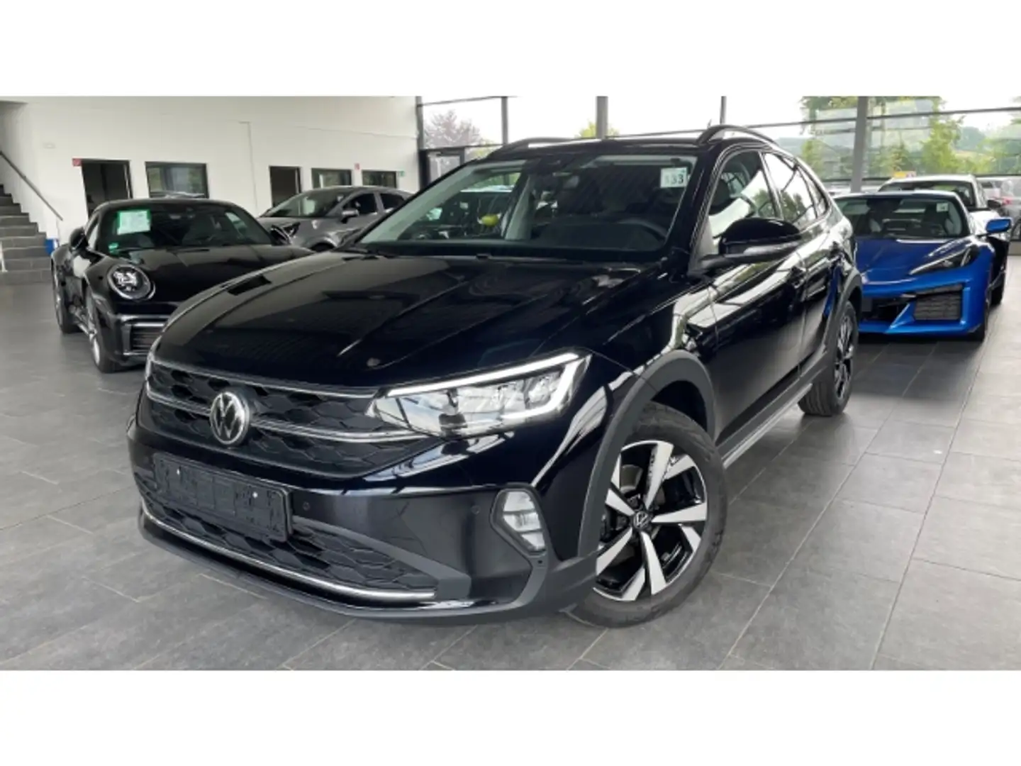 Volkswagen Taigo Style 1.0 TSI LED AHK Kamera ACC SitzHZG APP Conne Schwarz - 1