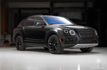 Black 2017 Bentley Bentayga W12 AWD SUV / Crossover All-Wheel Drive 8-Speed Automatic