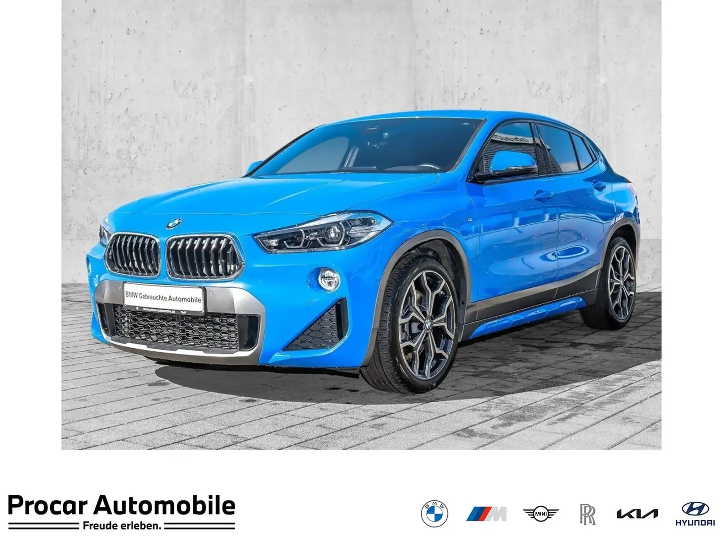 BMW X2 sDrive20i HUD RFK NAVI LED Sound Syst. DAB Blau - 1