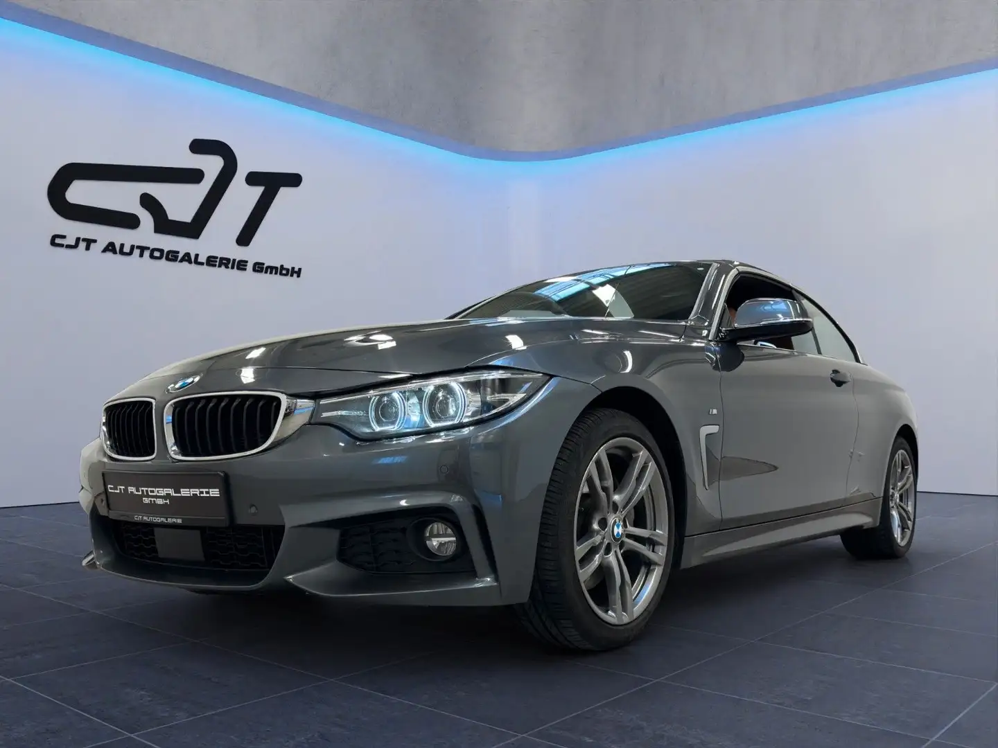 BMW 435 d xDrive M Sport*CABRIO*HEADUP*KEYL.*LEDER*8 Gris - 1