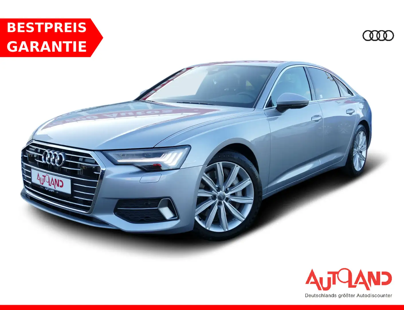 Audi A6 50 2.0 TFSI e quattro sport LED Navi ACC AHK Argent - 1