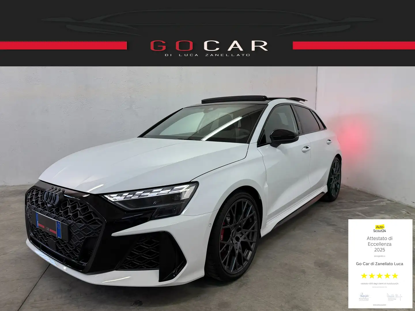 Audi RS3 Sportback 2.5 Tfsi Quattro S-Tronic TETTO ITALIANA Blanc - 1