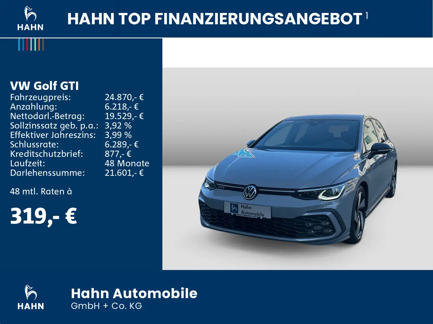 Volkswagen Golf GTI Golf VIII GTI 2.0TSI Black Style ACC LED Navi Ca Grijs - 2