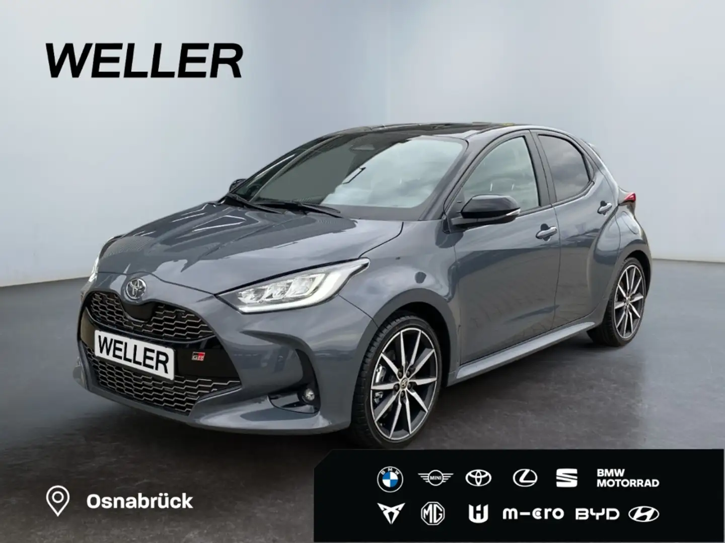 Toyota Yaris Hybrid 130 1.5 GR SPORT *LED*HUD*JBL*Kamera* Grau - 1