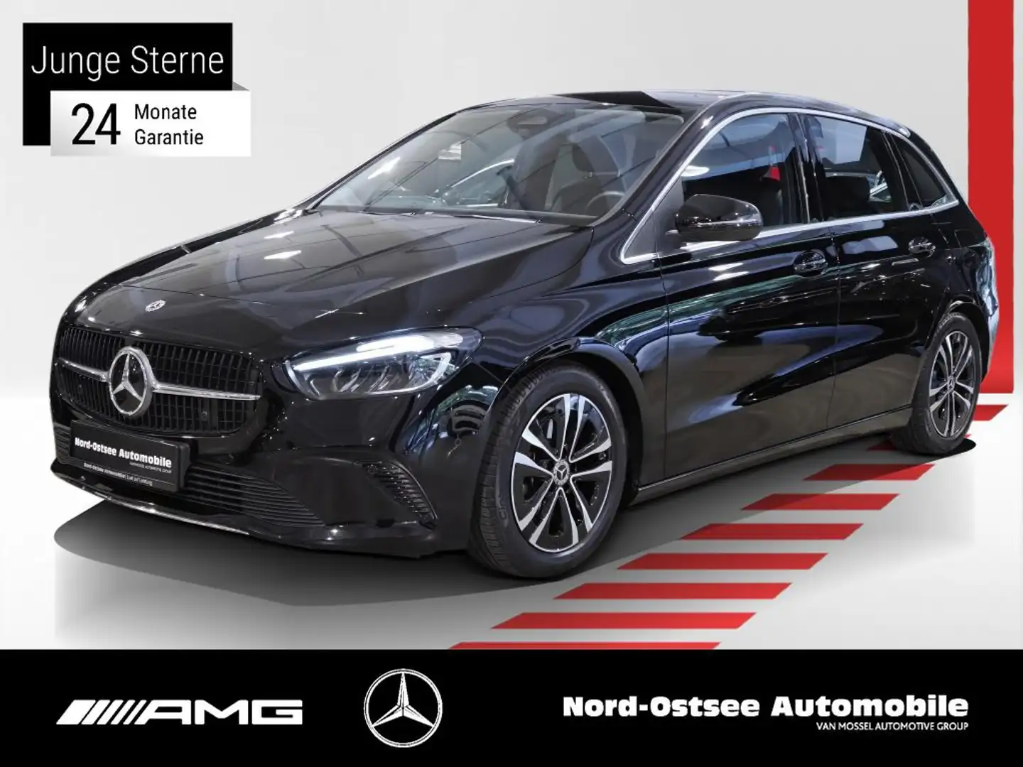 Mercedes-Benz B 180 d PROGRESSIVE ADV. LED KAMERA SITZHZG SPUR Negro - 1