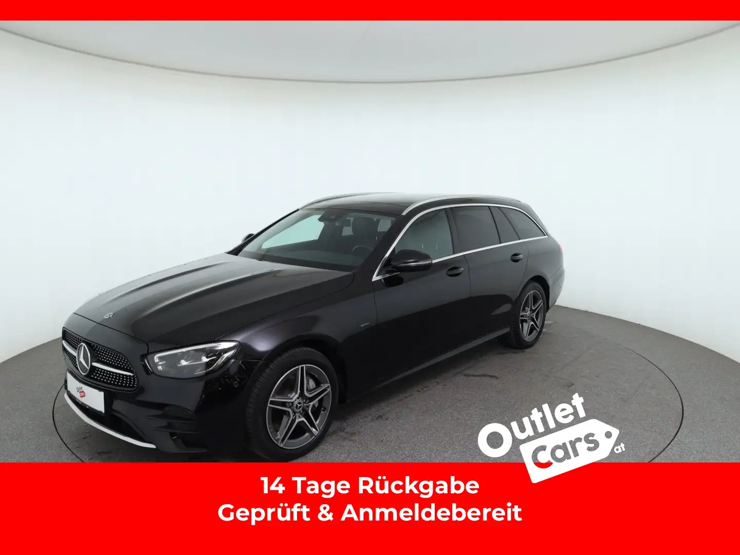 Mercedes-Benz E 300 de PHEV 4Matic Aut. AMGLine+Pano+AHK+LED Schwarz - 1