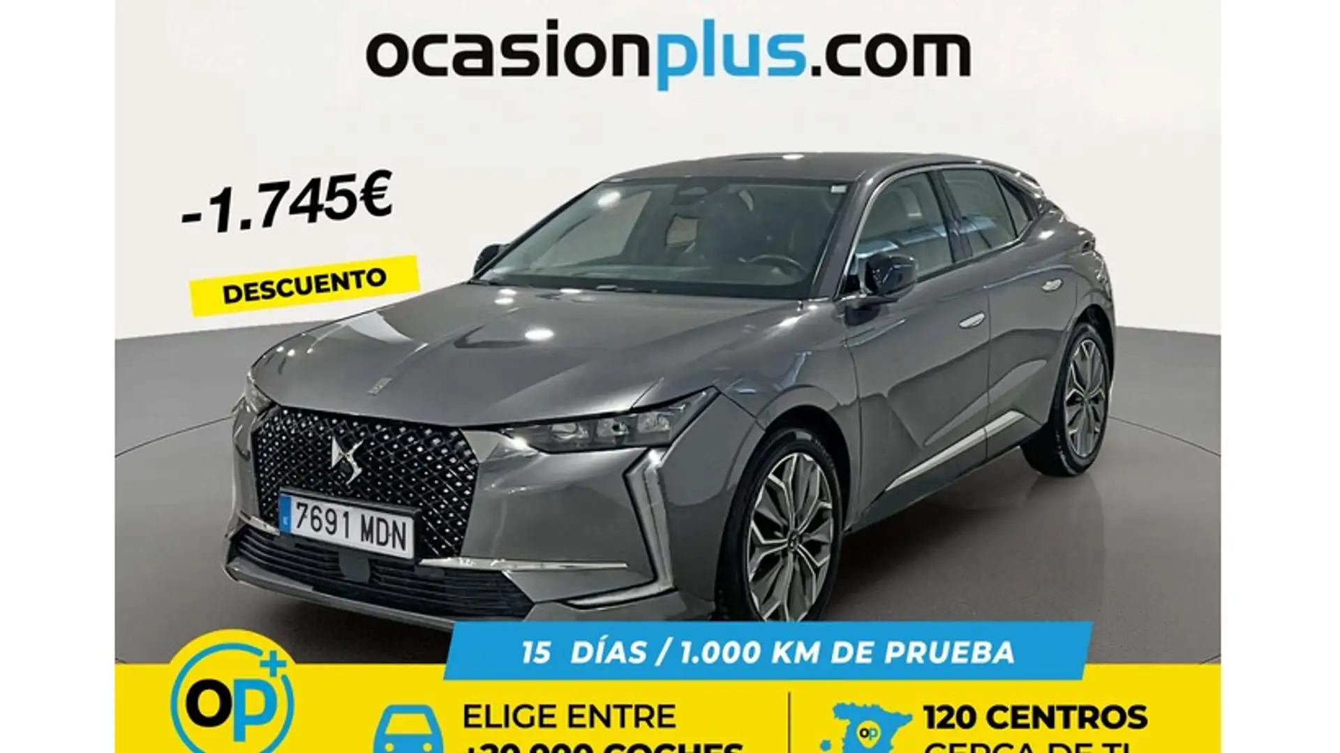 DS Automobiles DS 4 BlueHDi Trocadero Aut. 130 Gris - 1