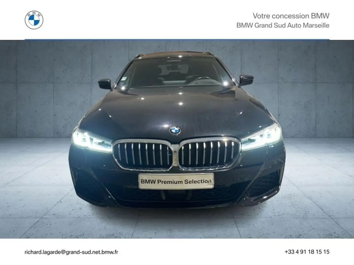 BMW 520 520dA xDrive 190ch M Sport Steptronic Noir - 2