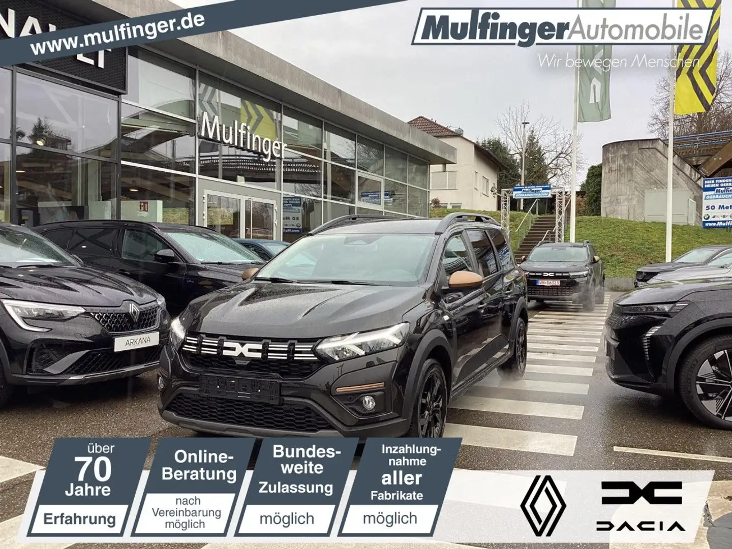 Dacia Jogger Extreme TCe 110 7-Sitzer Navi EPH SHZ LED Zwart - 1
