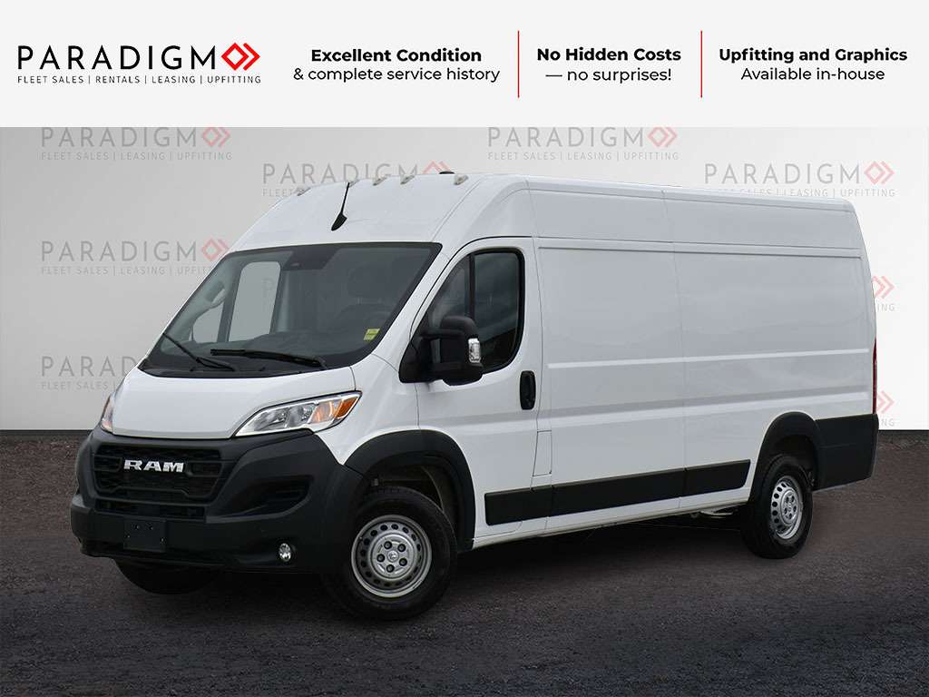 White 2025 RAM ProMaster Van Front-Wheel Drive 9-Speed Automatic